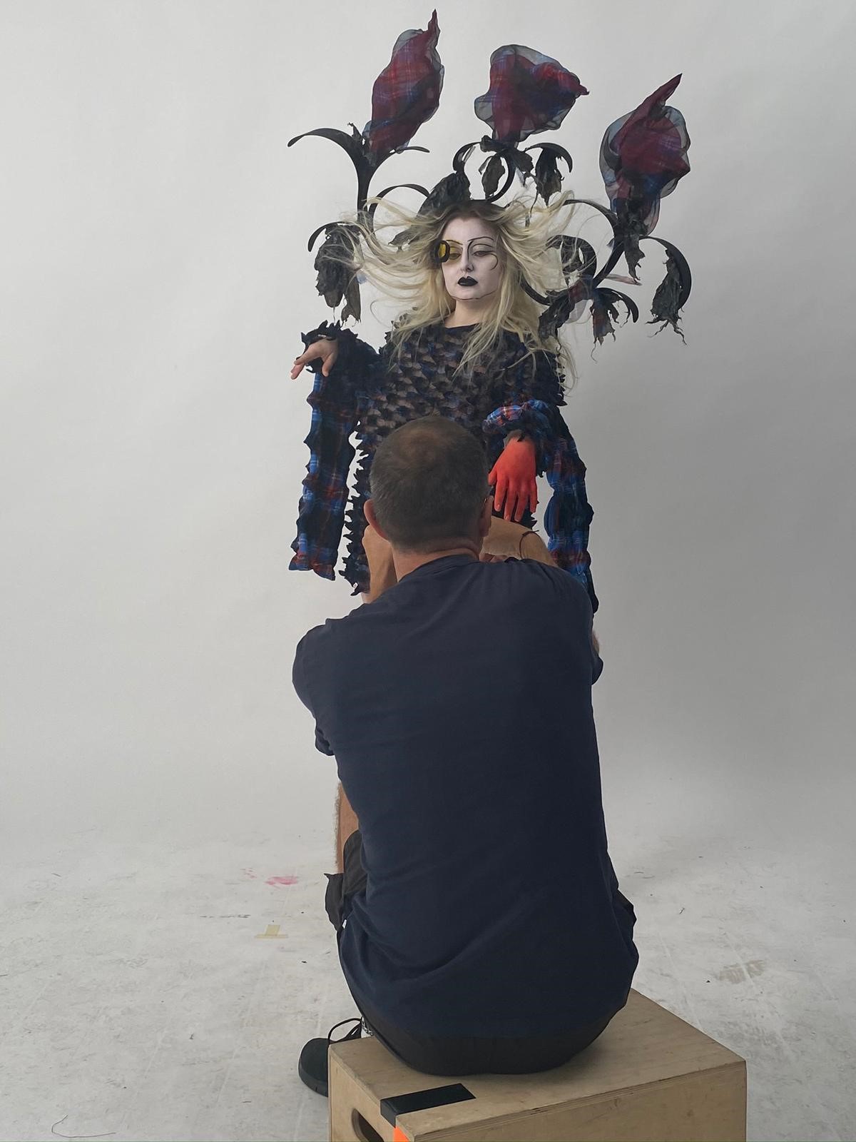 Charles Jeffrey Tim Walker BTS shot