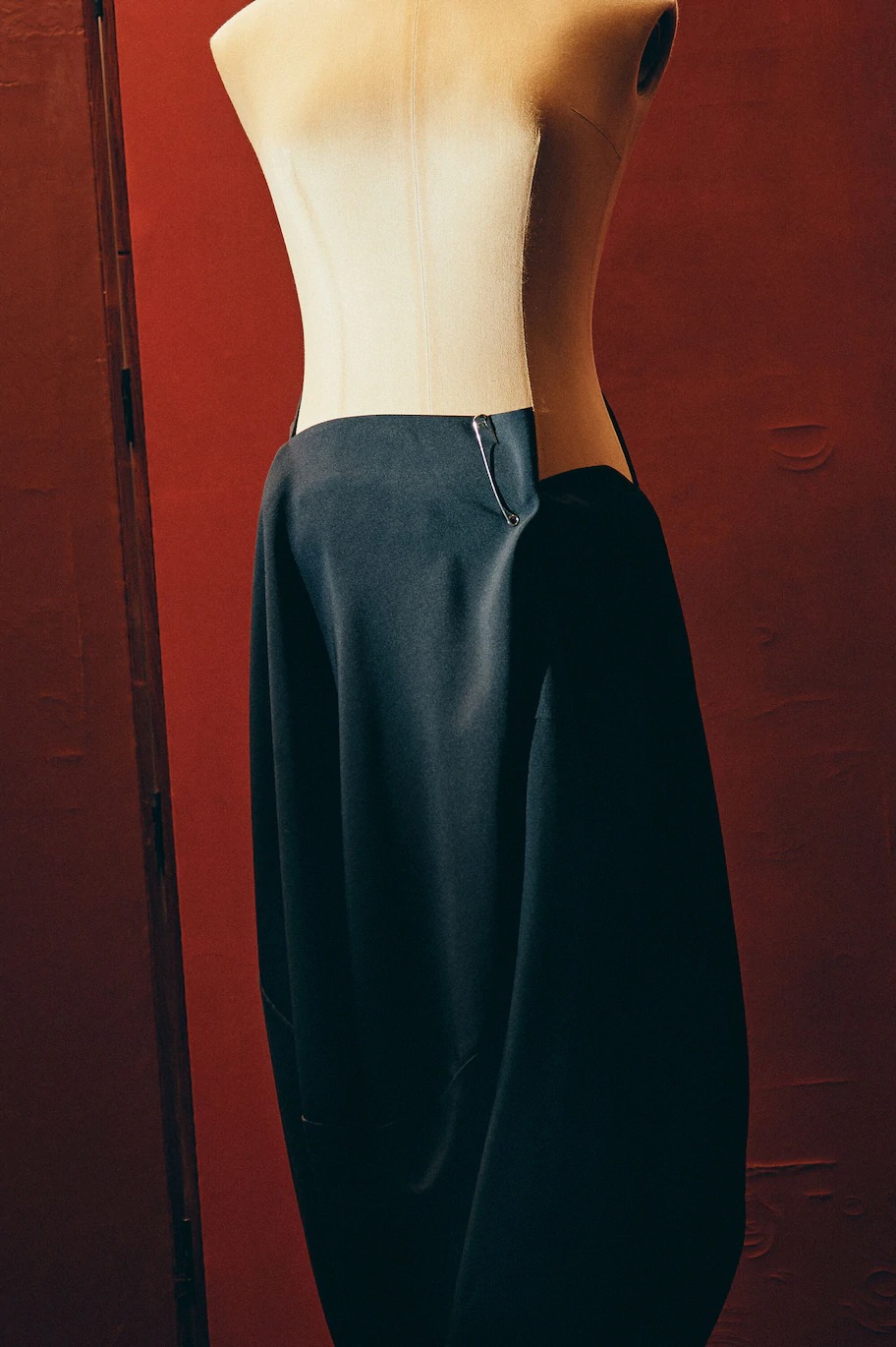 Comme des Garçons Skirt with Pin Fastening ca. mid 1990