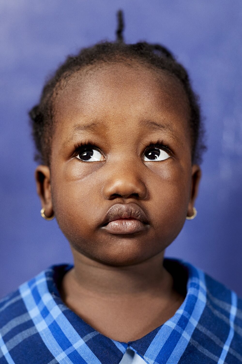 portrait of a young girl by rubee samuel