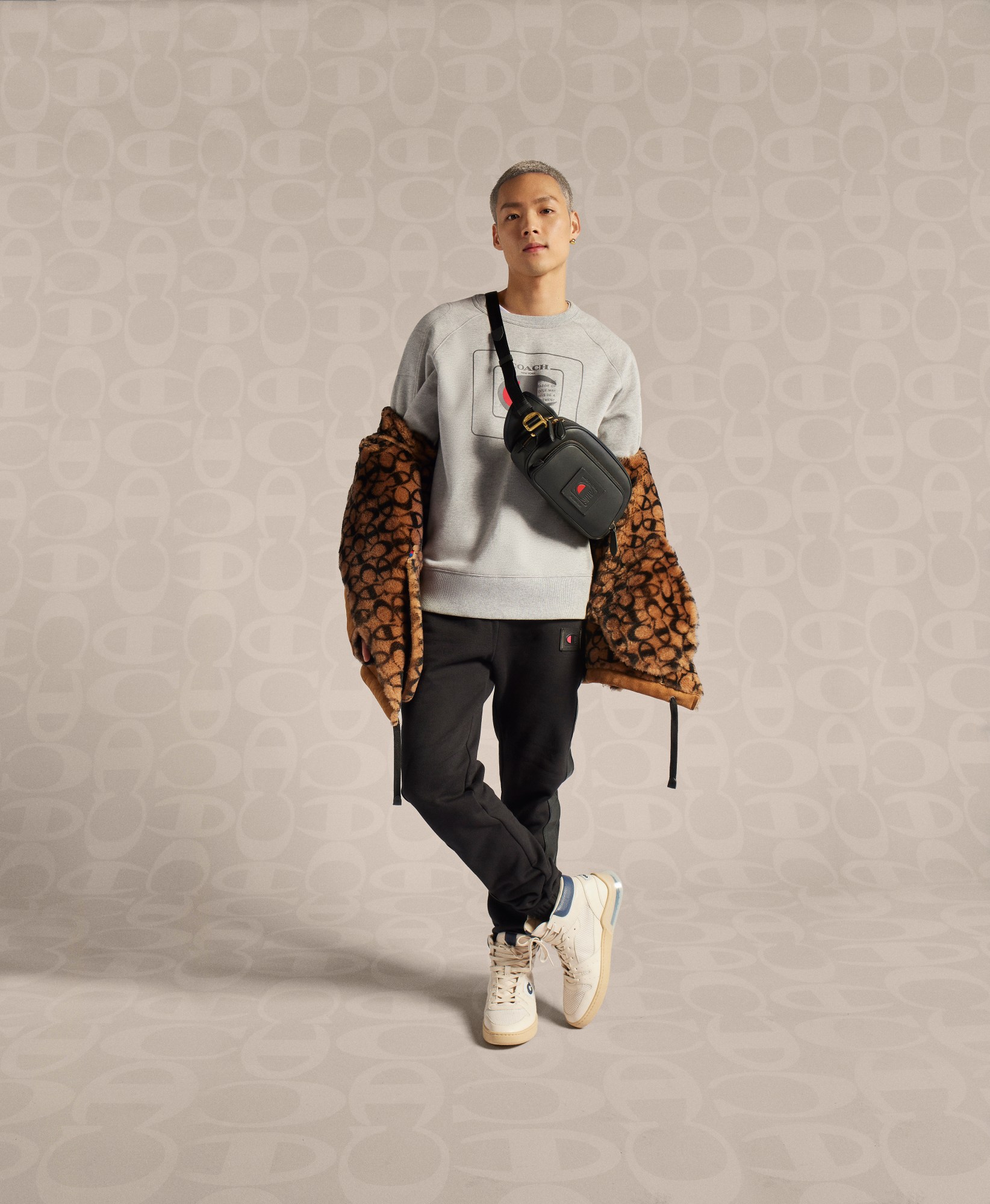 Jeffrey Tung Champion x Coach collab campaign