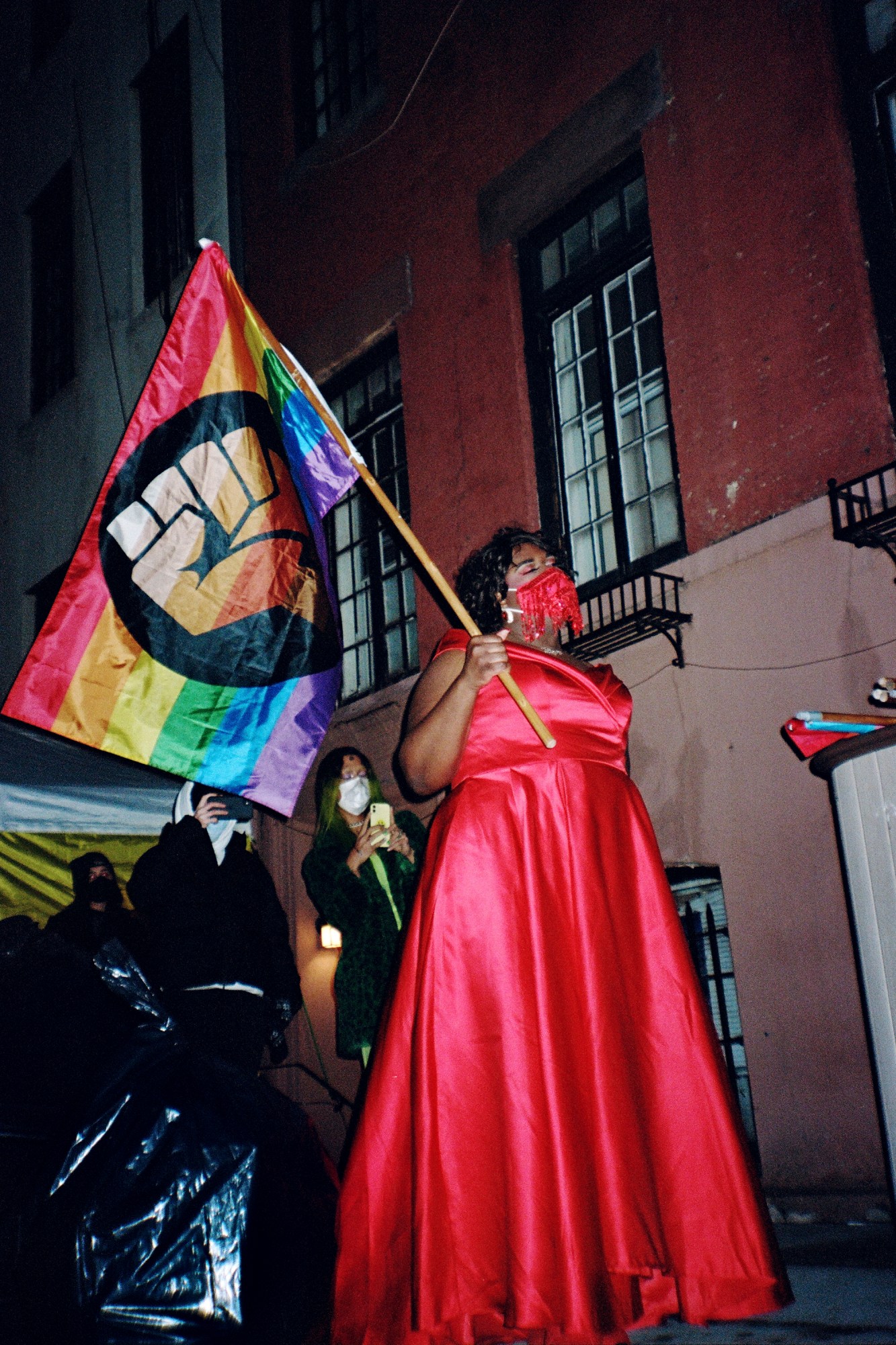 stonewall all black lives demonstration in new york