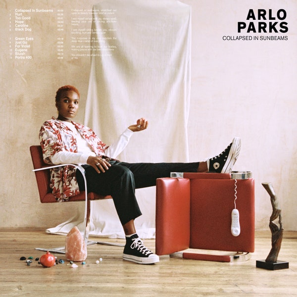 Arlo Parks collapsed in sunbeams album artwork