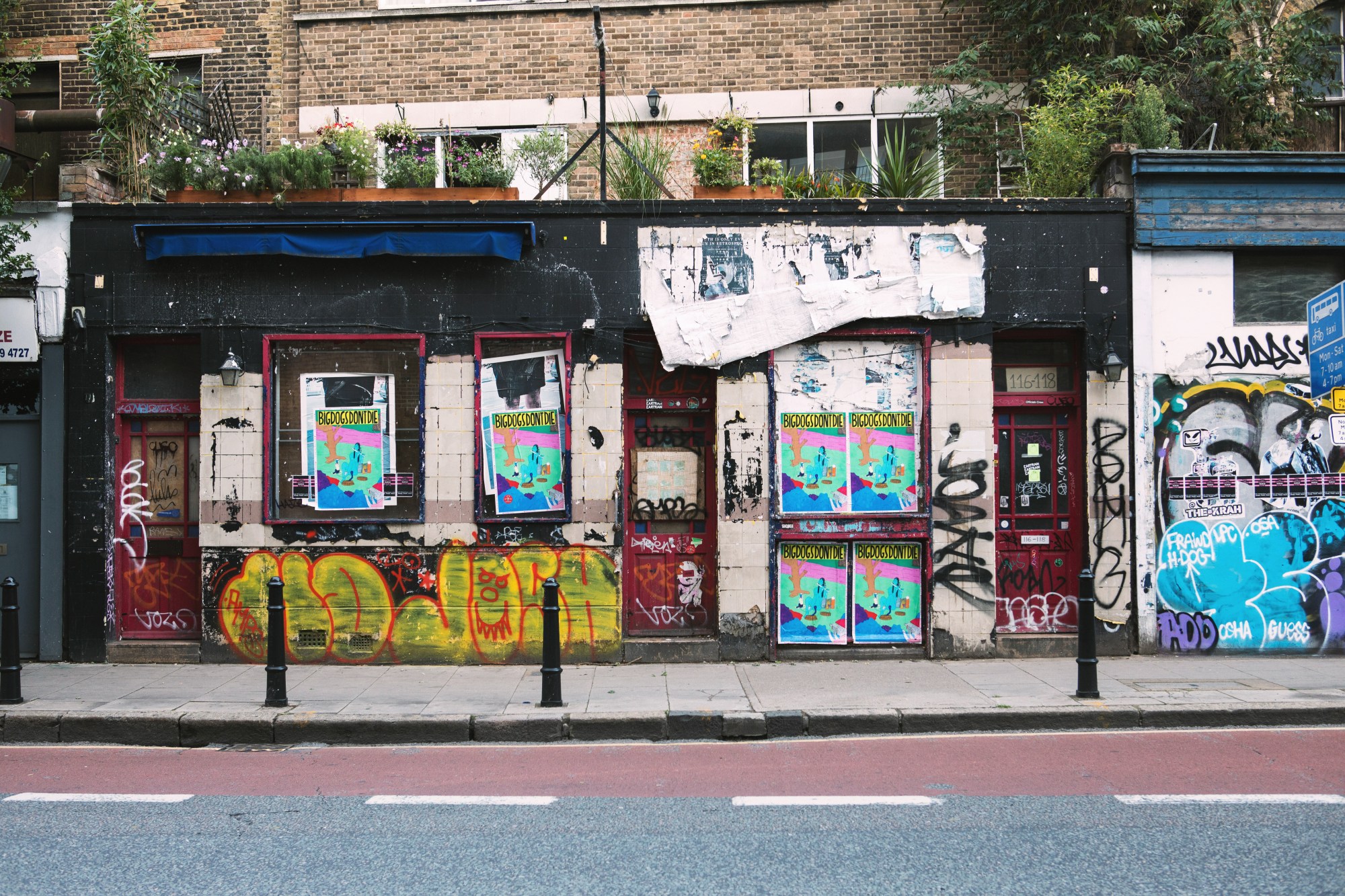 a closed down gay bar in east london