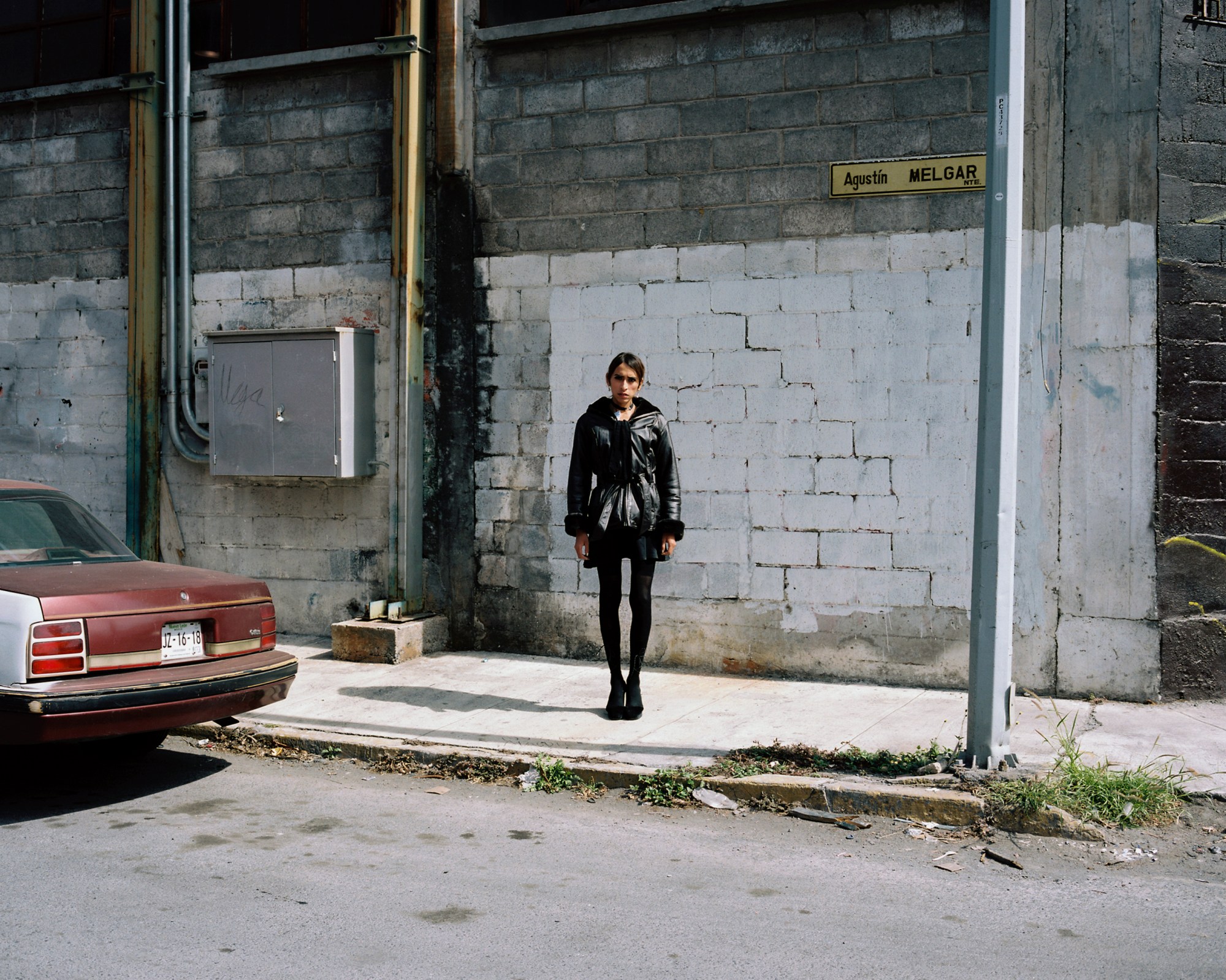 portrait of a young queer migrant on a street in spain