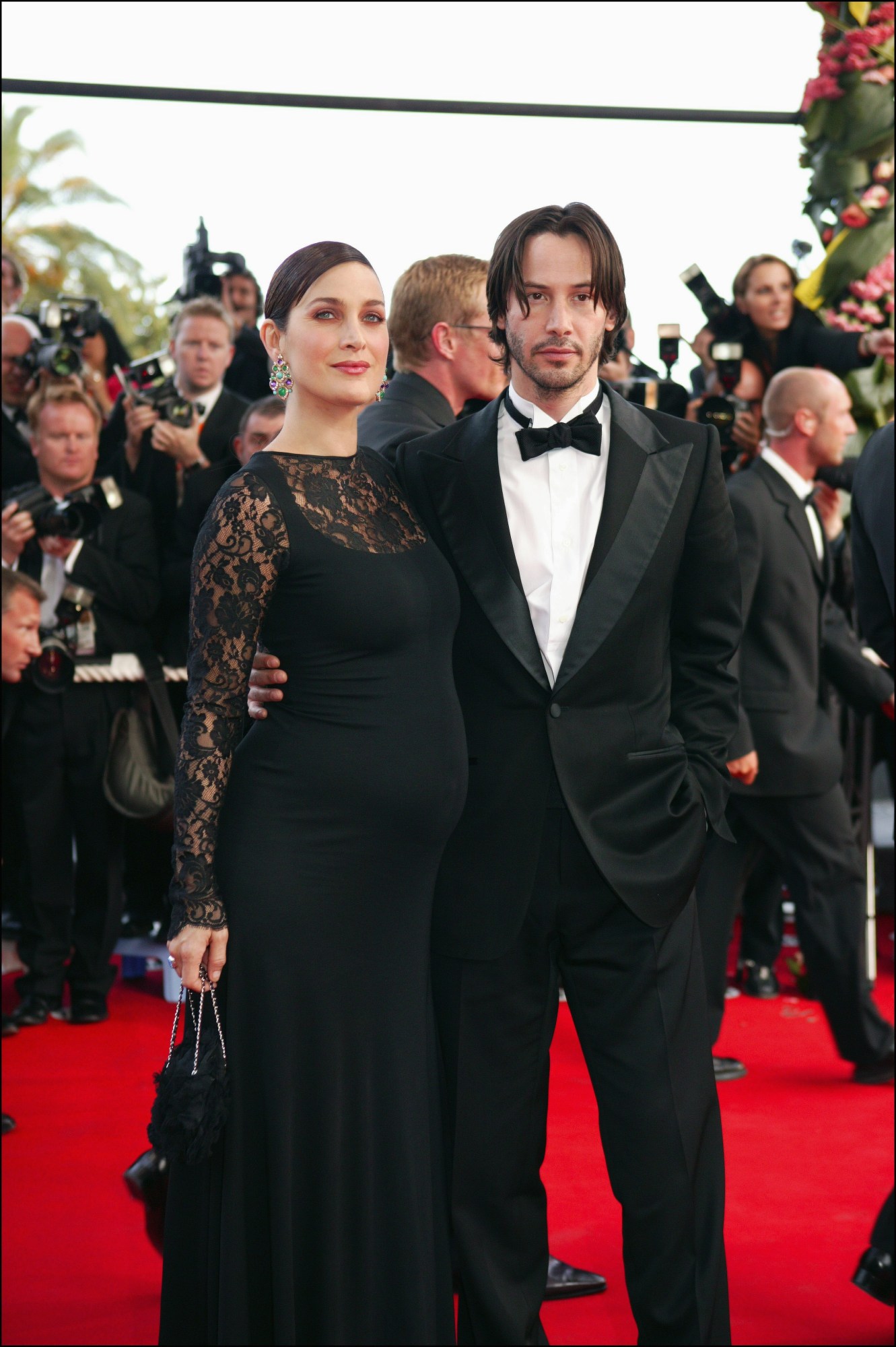 keanu reeves on the red carpet at cannes film festival