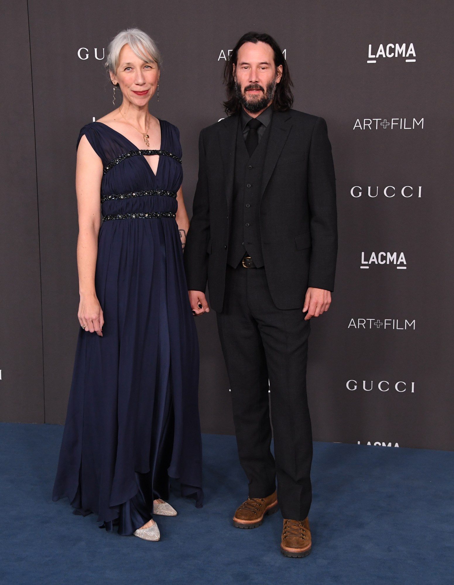 keanu reeves on the red carpet at LACMA Art + Film Gala