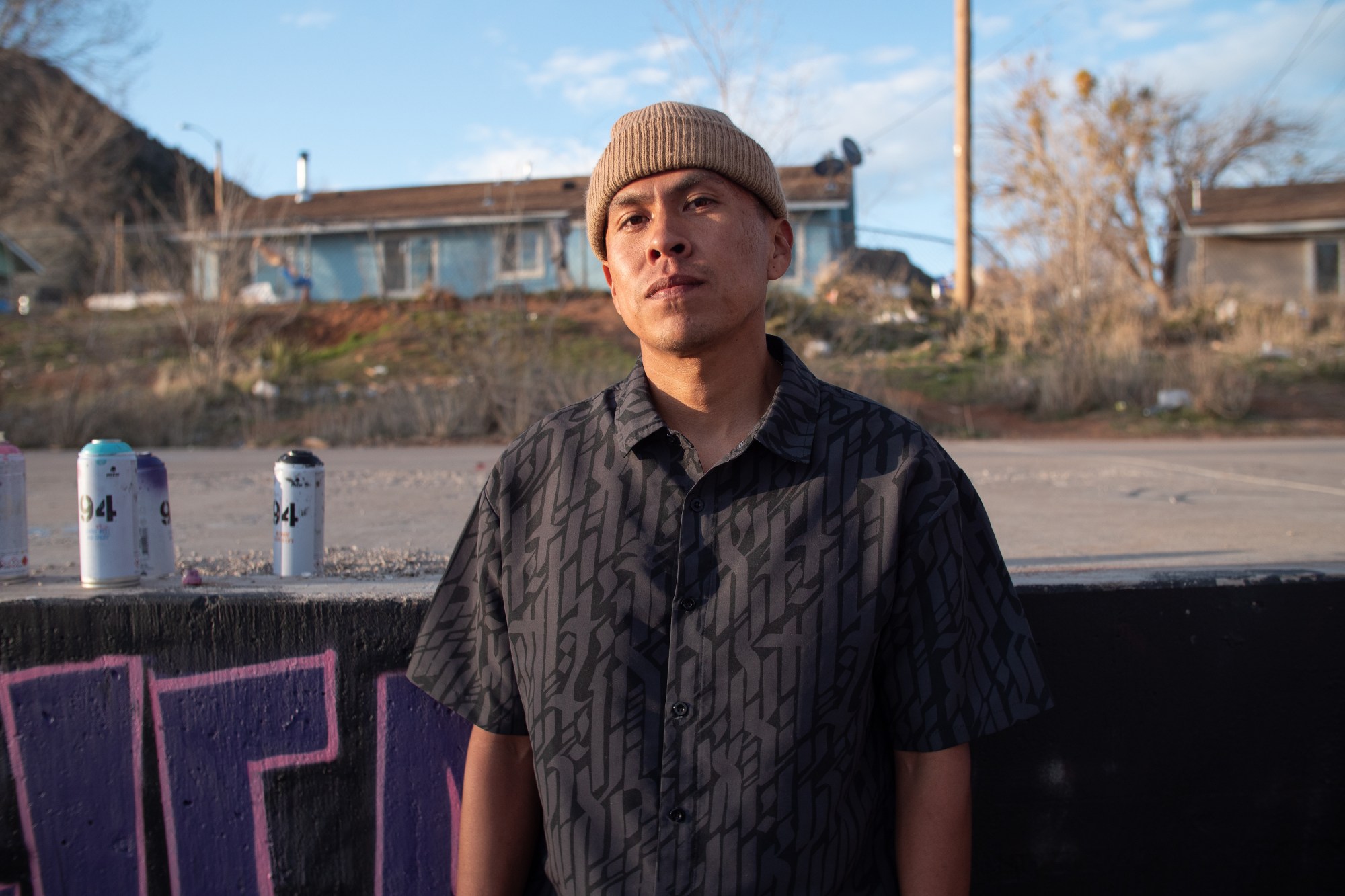 doug miles jr photographed on the whiteriver reservation