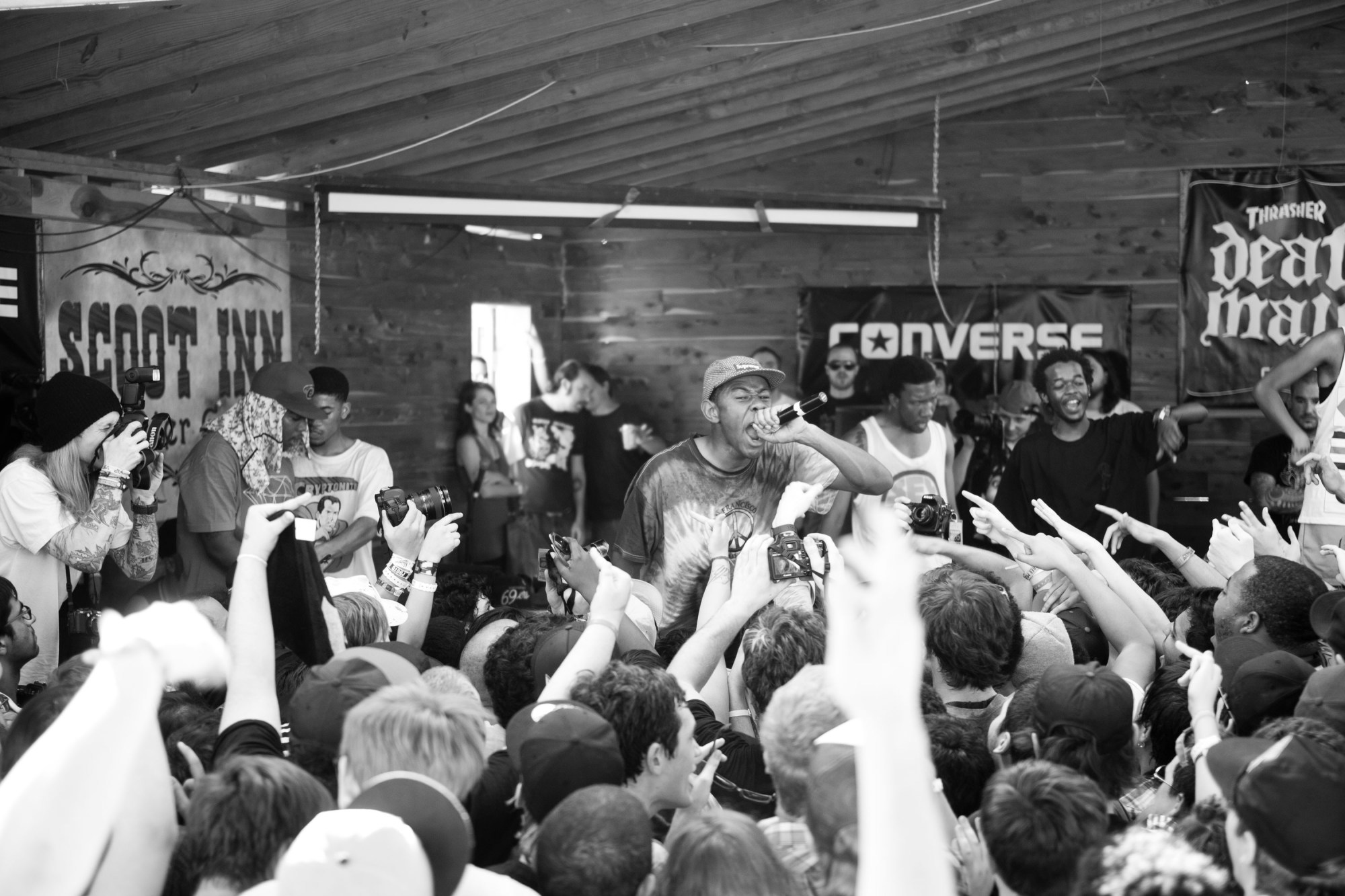 Tyler, the Creator and Odd Future performing at SXSW 2011