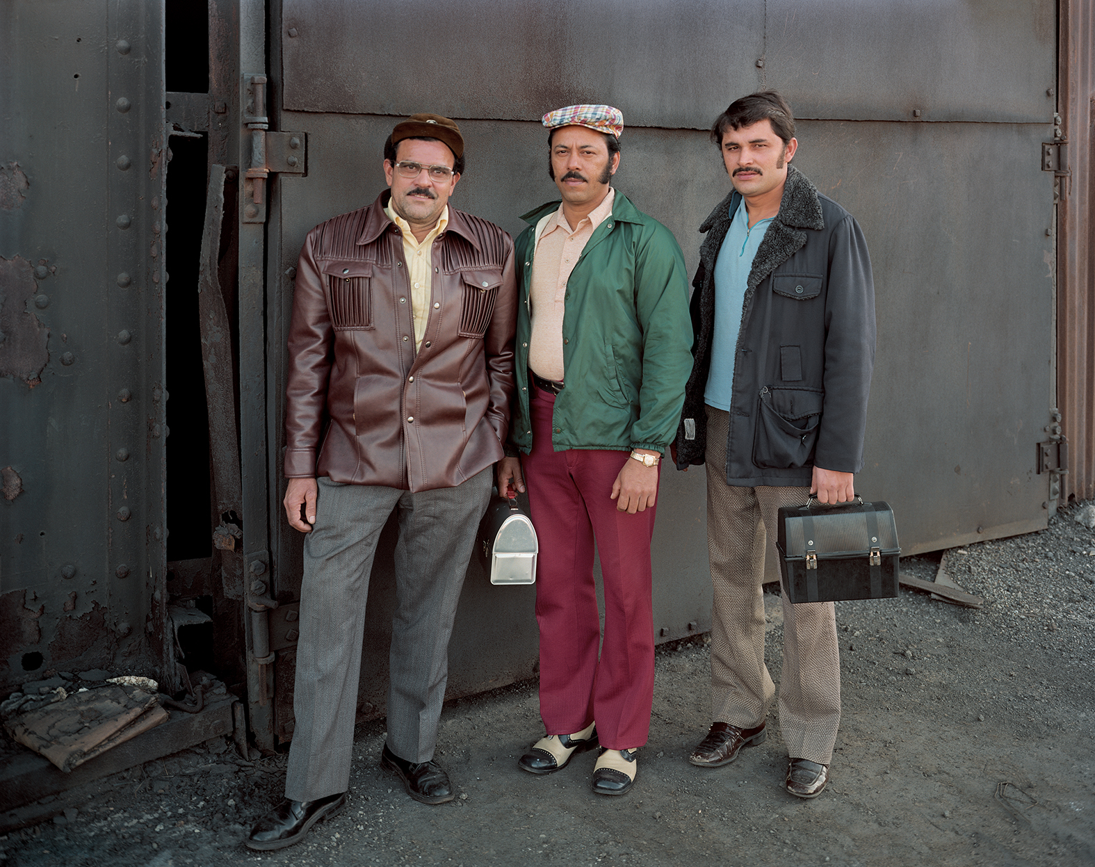 Three men in 1977 in Campbell, Ohio