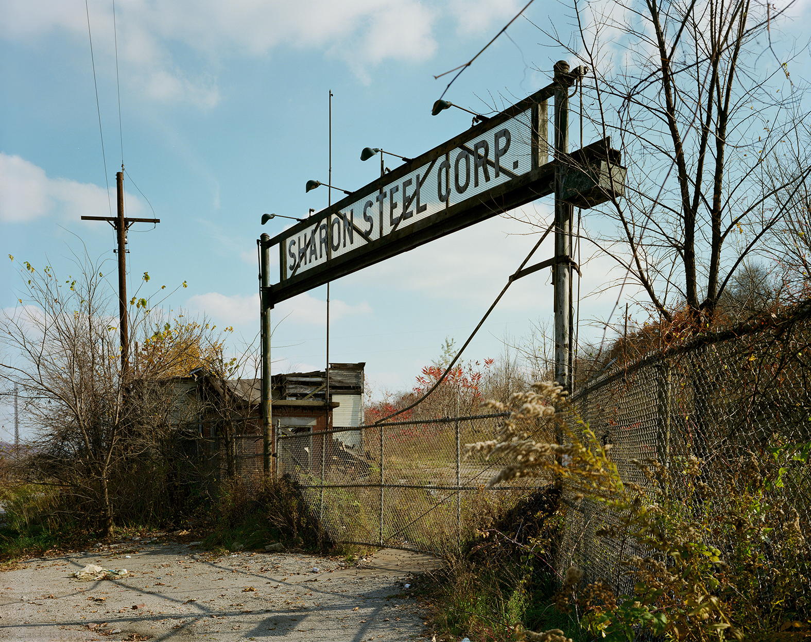 The closed Sharon Steel Corp, Lowellville, Ohio, 1977