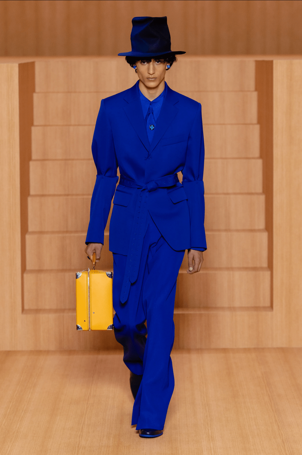 a model wearing Louis Vuitton S22