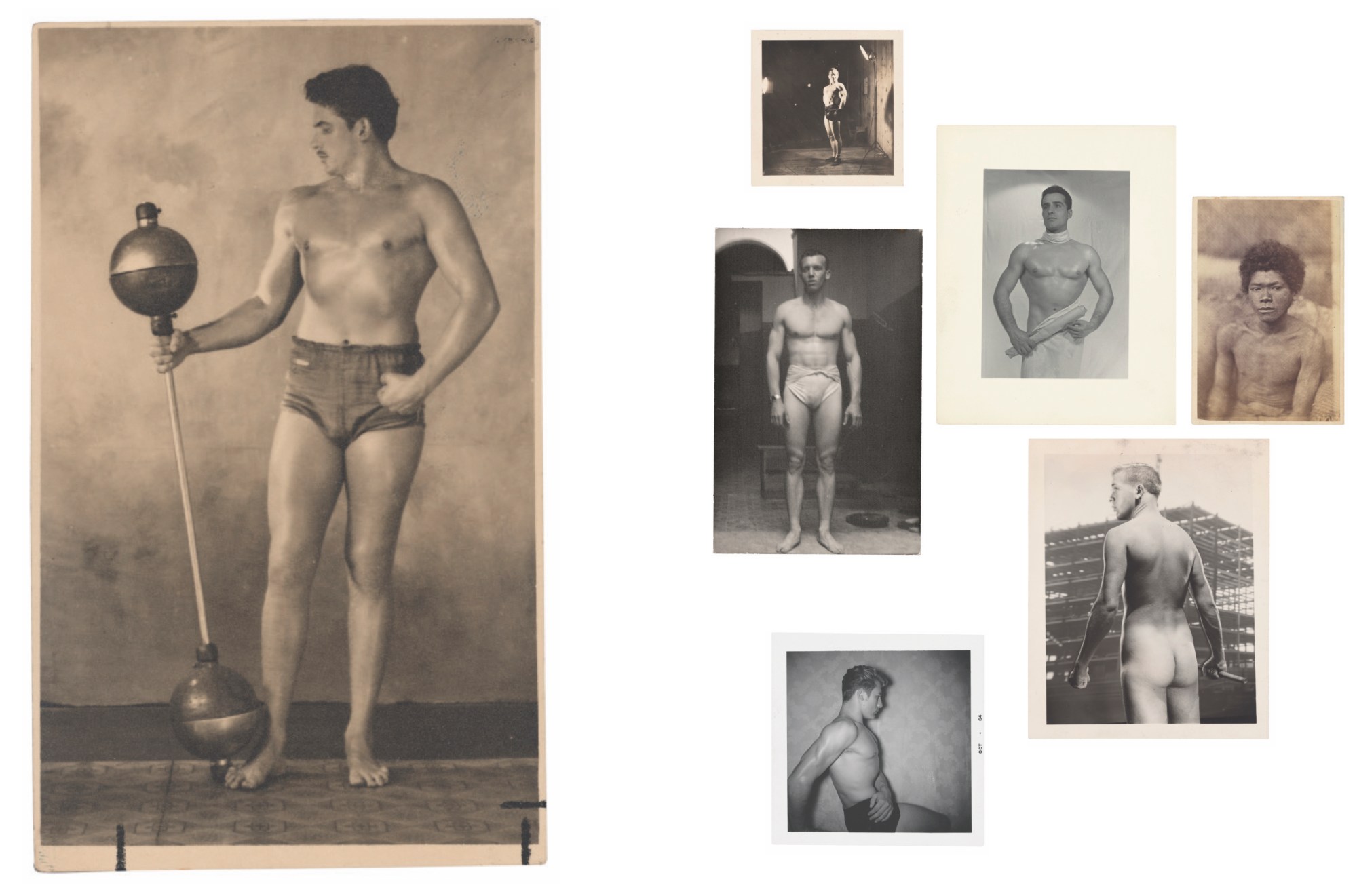 images of semi nude men curated by Vince Aletti