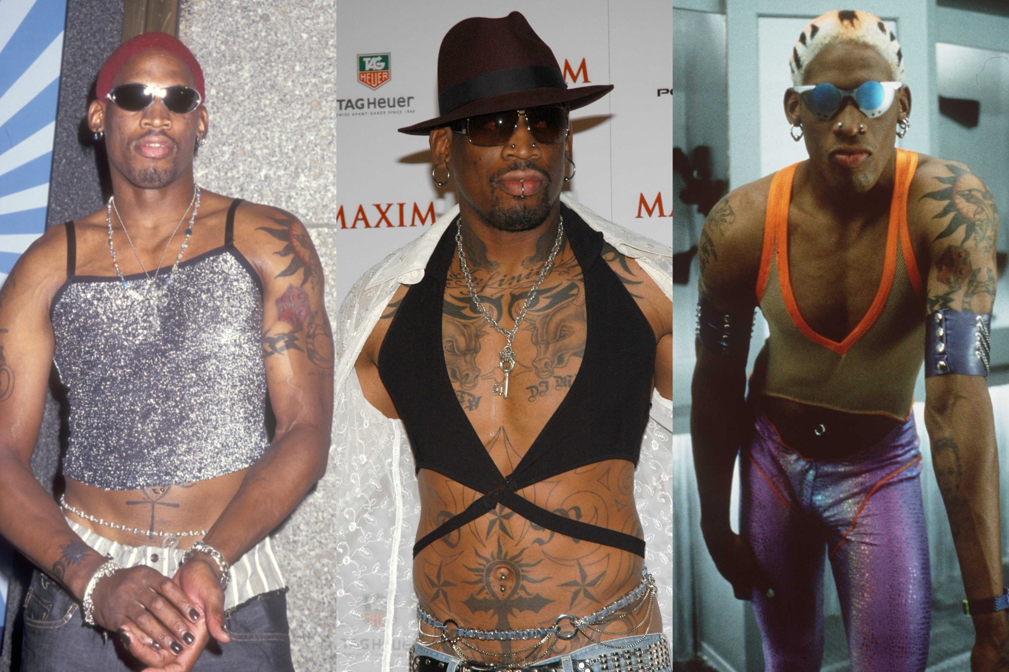 photos of dennis rodman in tank tops and halters