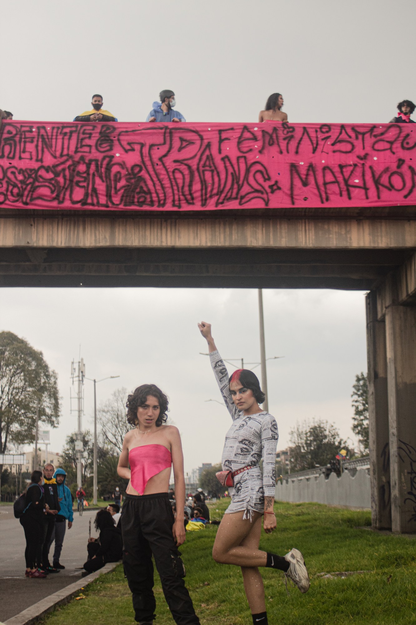 photo of queer and trans activists in bogota colombia by frank sanchez