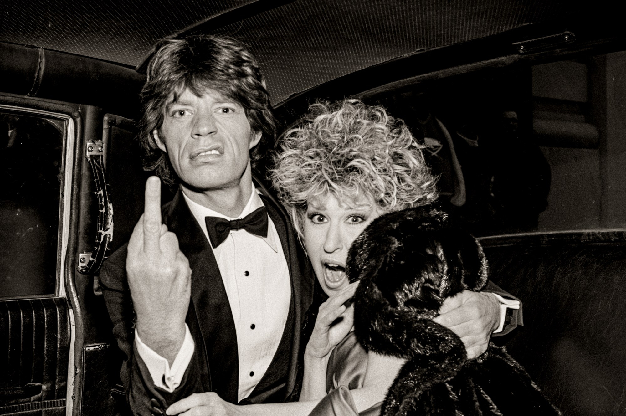 Mick Jagger and Bette Midler