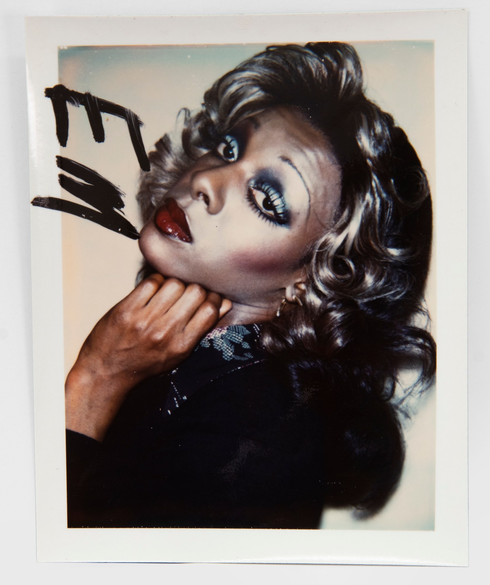 a polaroid of easha mccleary by andy warhol