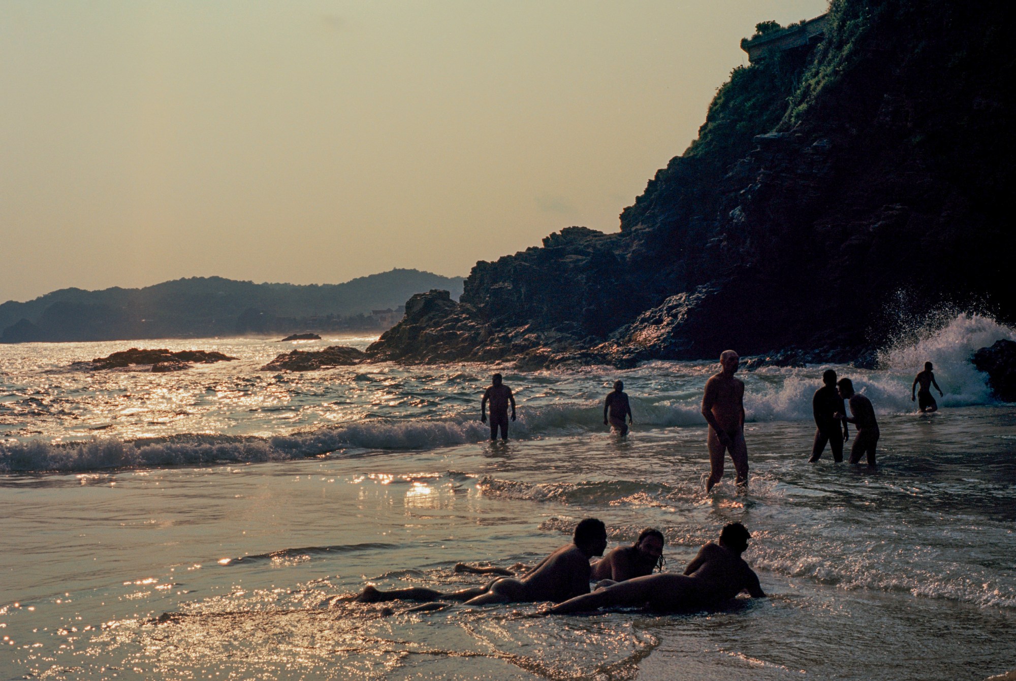 a nudist beach in mexico