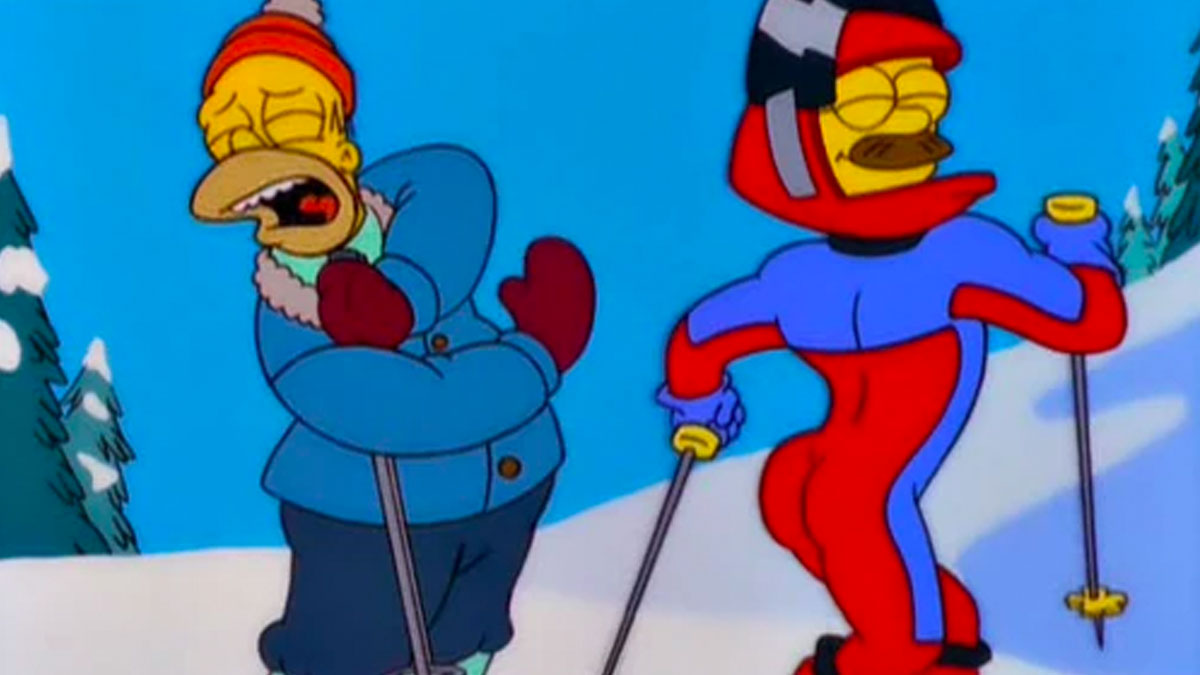 ned flanders sexy ski suit