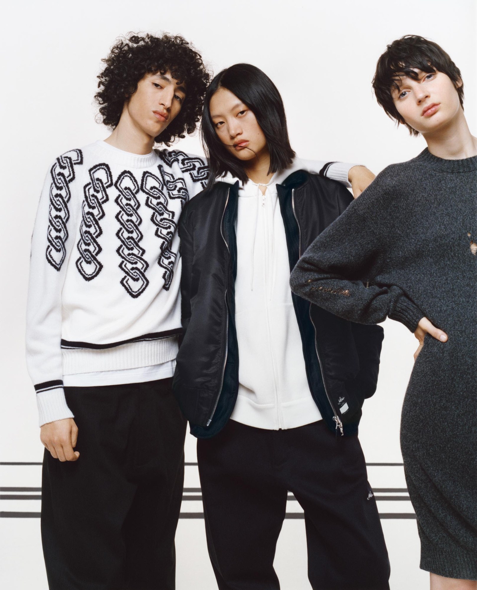 models wearing Loro Piana x Hiroshi Fujiwara