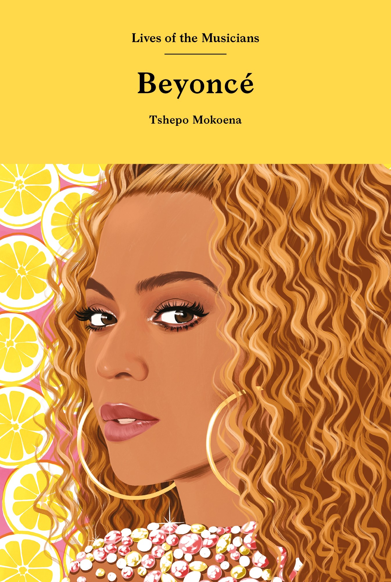 an illustration of beyonce on a book cover