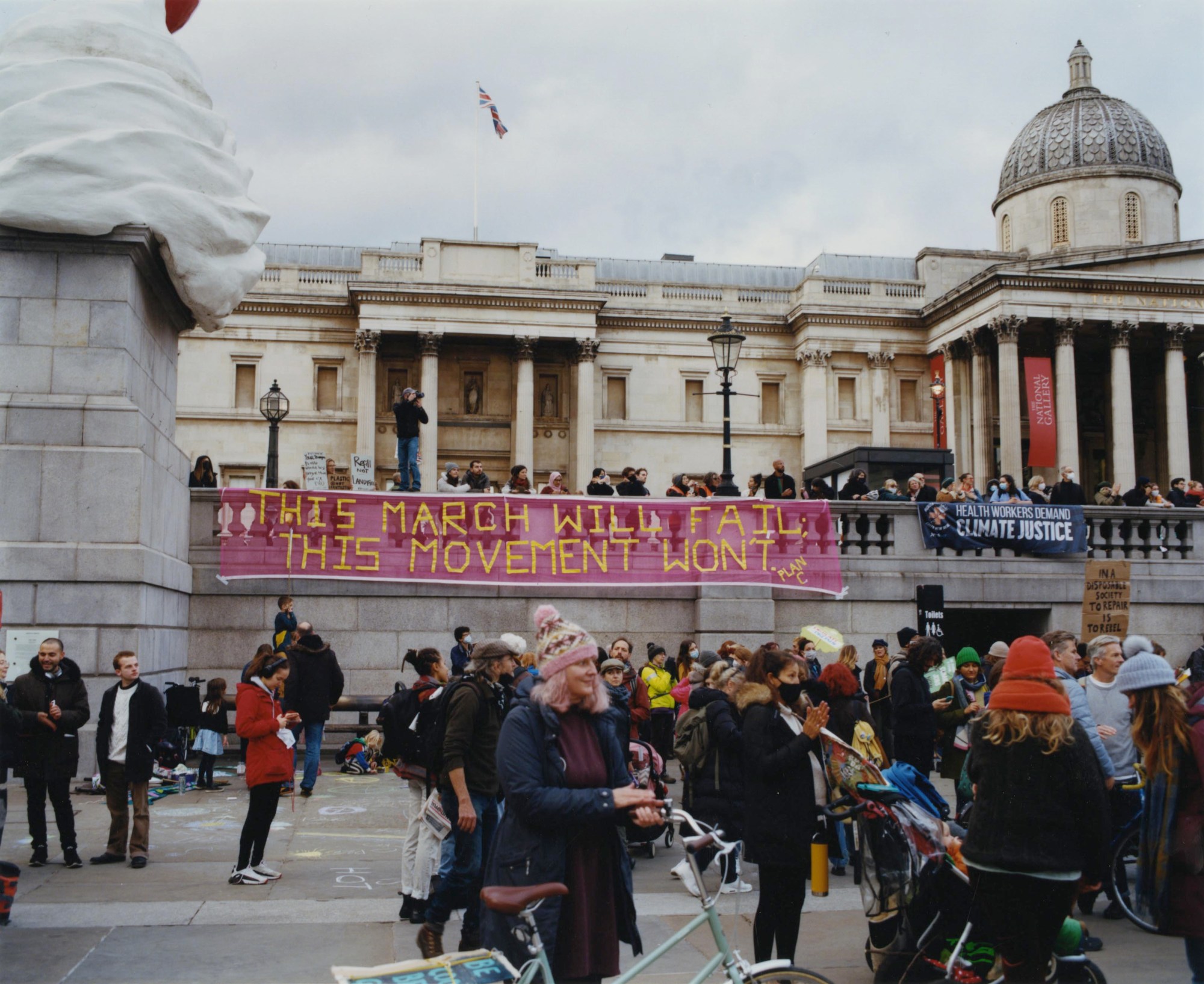 protestors against cop26 by heather glazzard