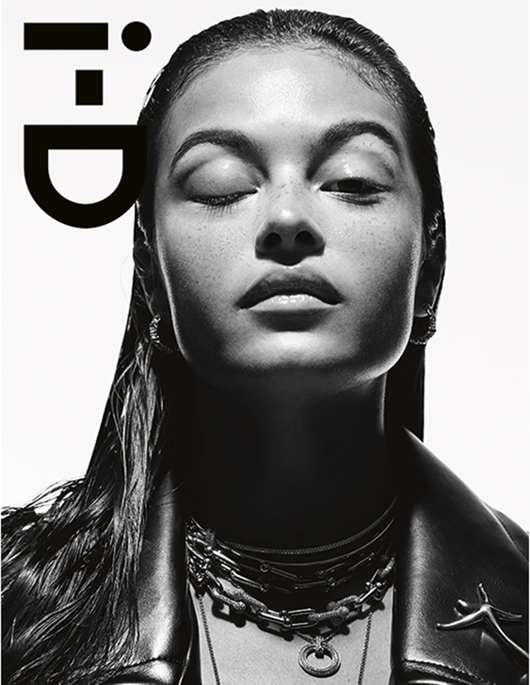 Devyn Garcia on the cover of I-D 366 The Out Of The blue Issue