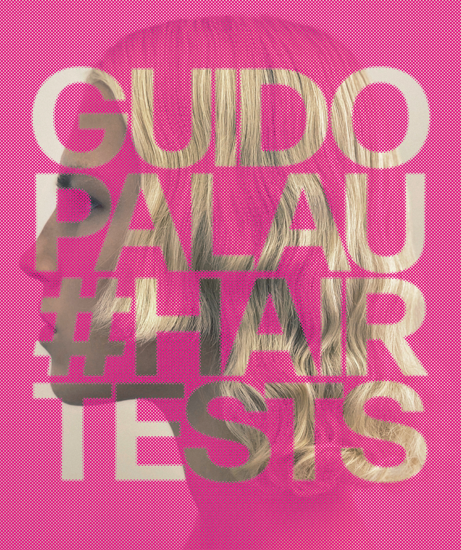 The cover for Guido Palau's book, #hairtests