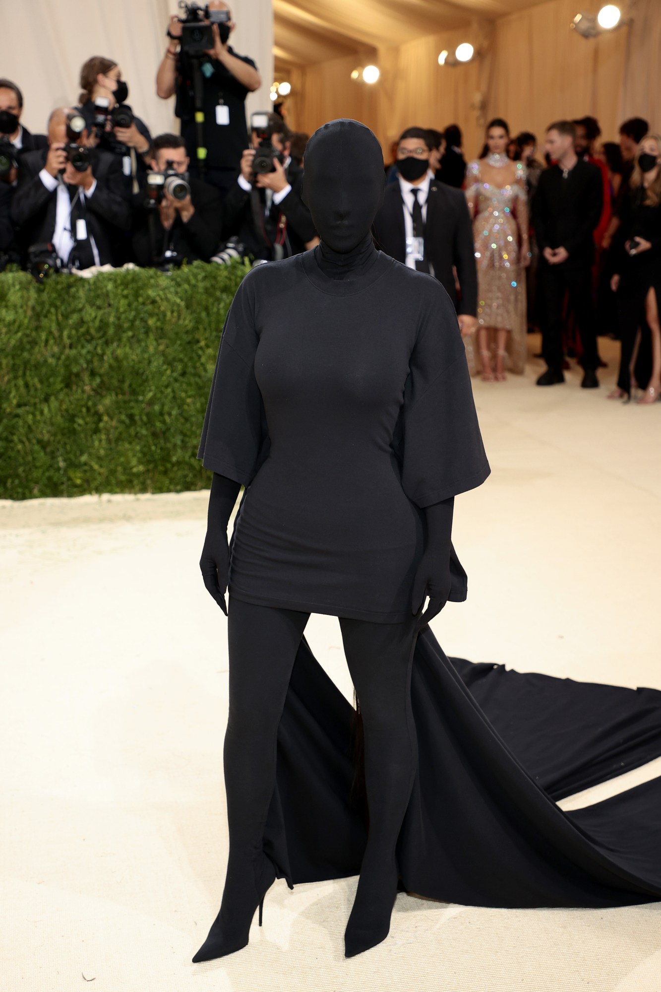 kim kardashian at the Met Gala 2021.