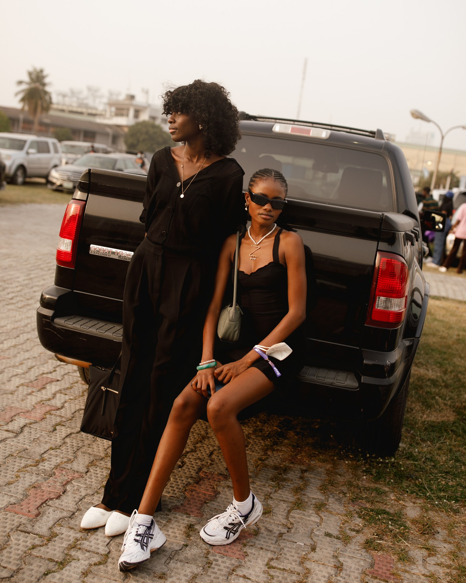 A person attending Street Souk in Lagos