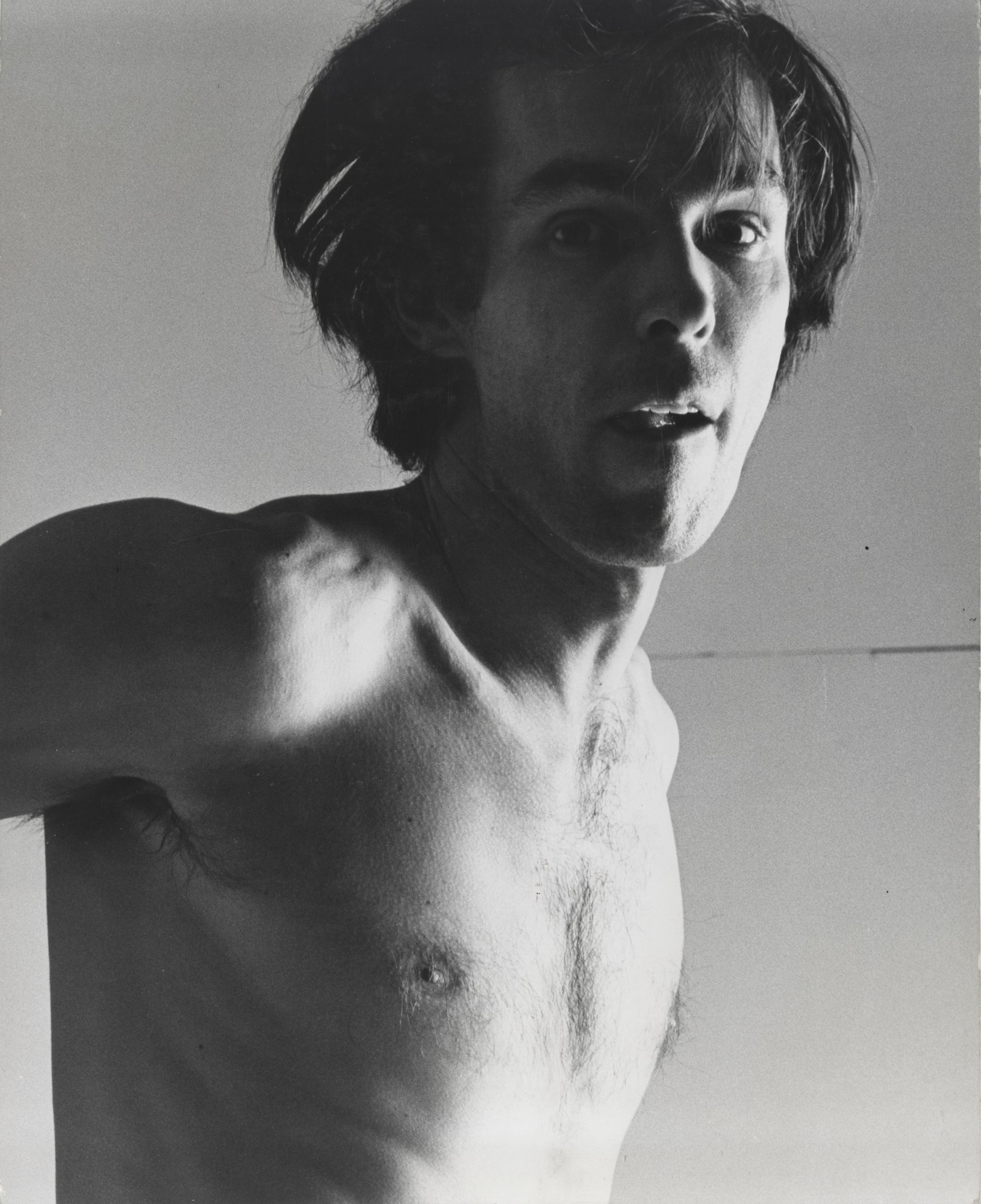 peter hujar topless in a studio