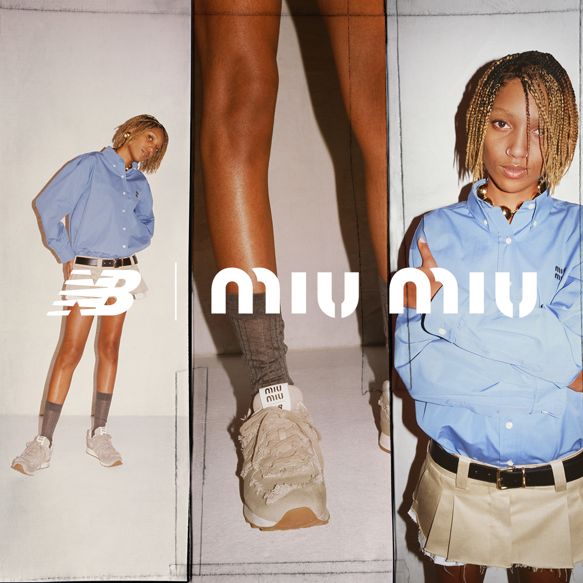 NewBalance x Miu Miu shoe