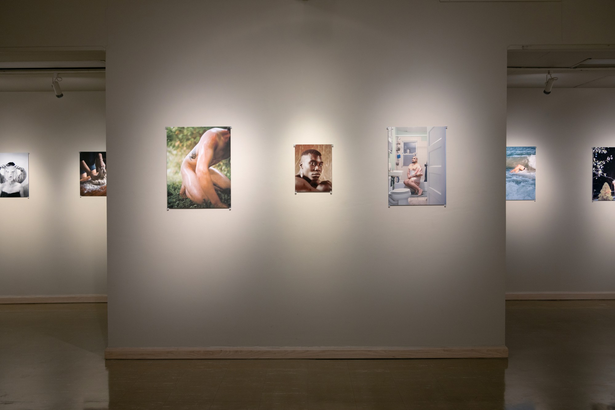 Installation View of Witness at Landmark Arts, Texas Tech University � artists from left to right; Iris Wu, Frances Bukovsky, Joseph Caster, Rodrigo Oliveira, John William Murphy, Bronwen Wickström, Leor Miller.jpg