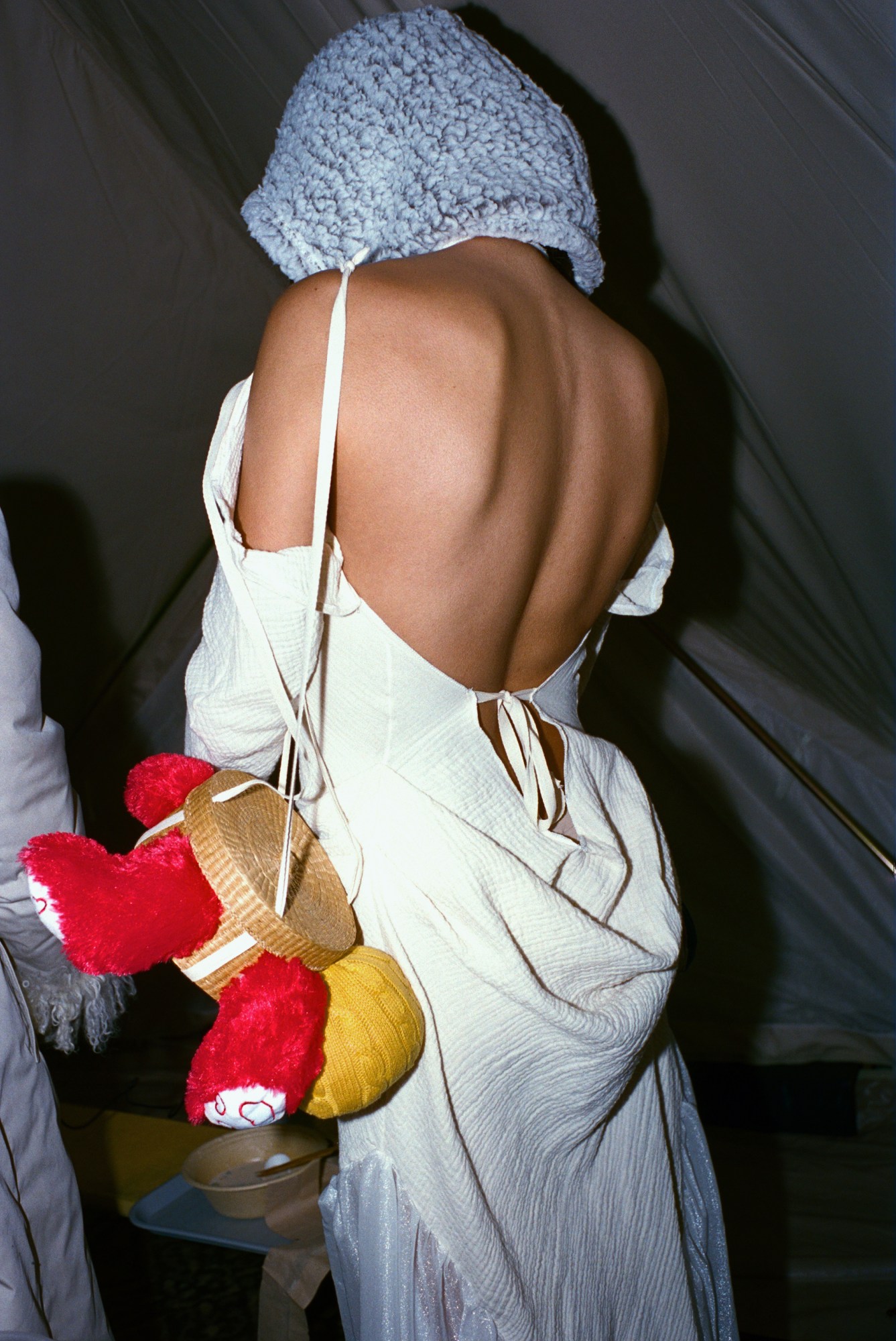 backstage photos from gogo graham's aw22 show at new york fashion week