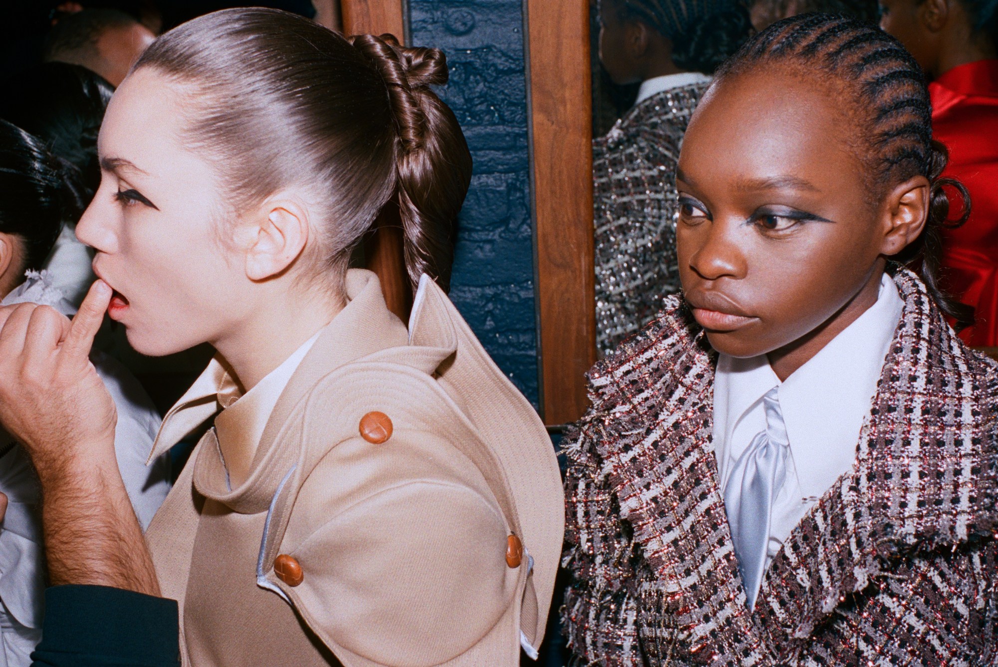 backstage photos from saint sintra's new york fashion week show