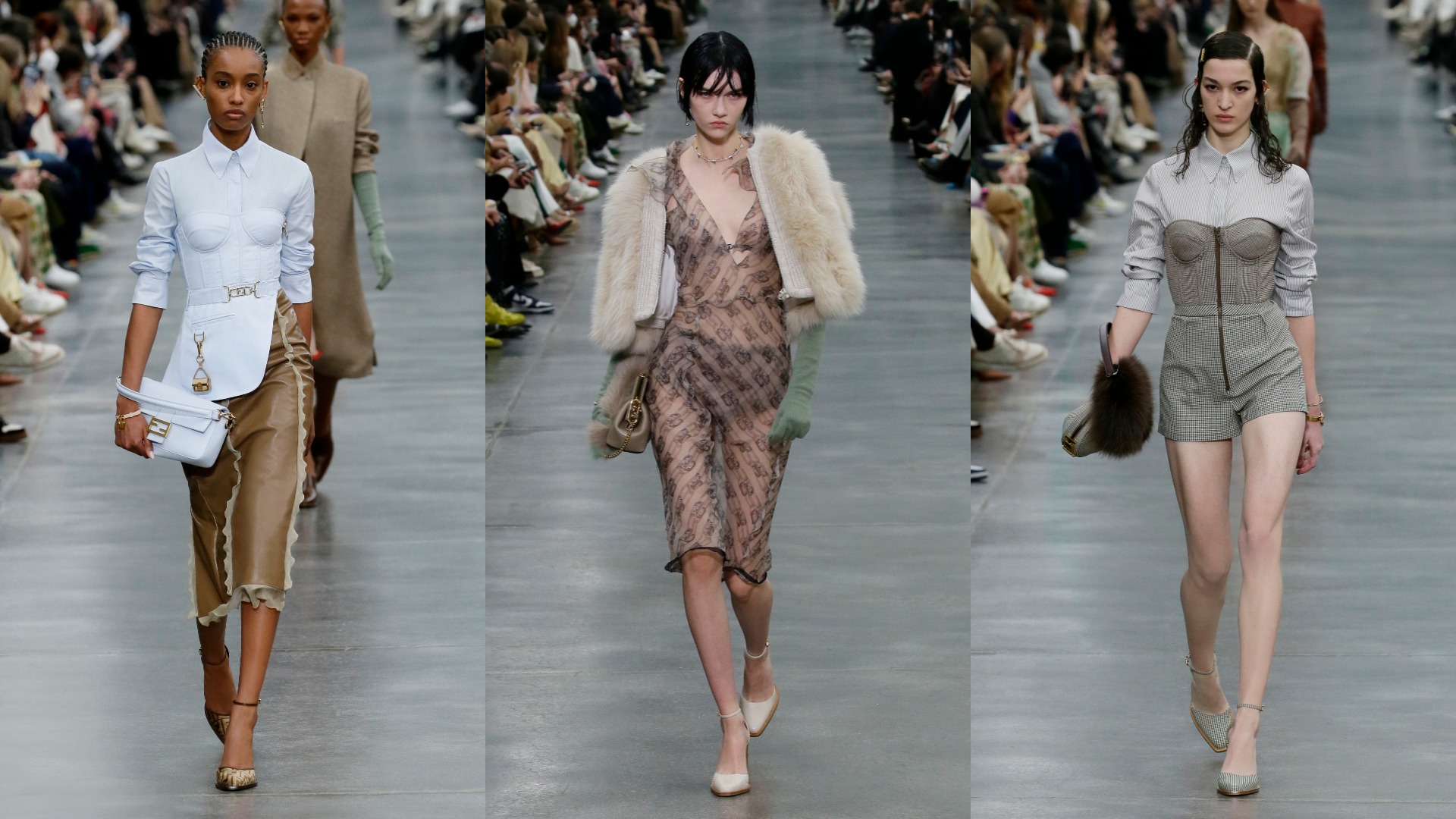 FENDI ドレス　濃茶 FENDI ドレス 濃茶