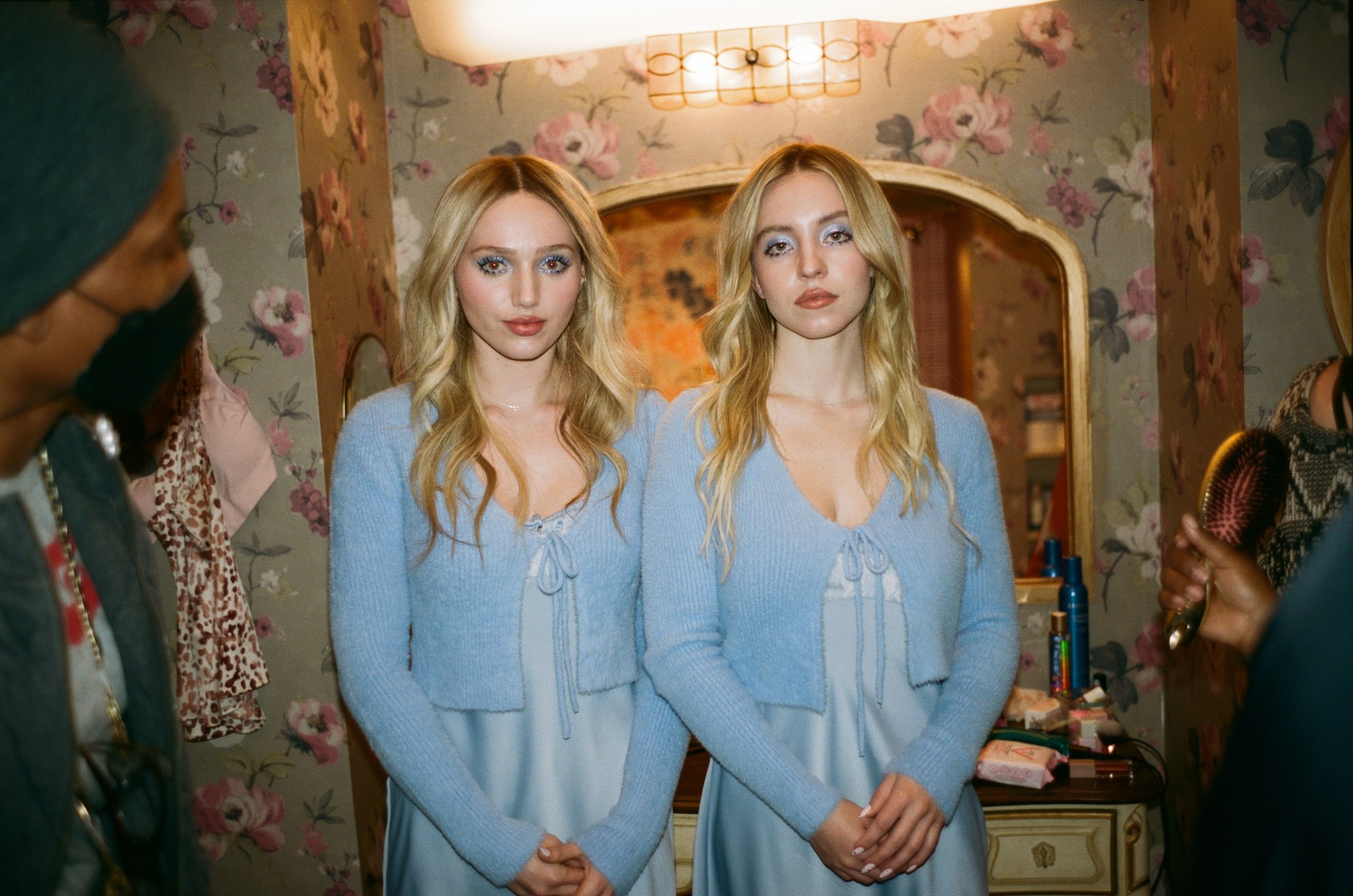 Sydney Sweeney and her stunt double