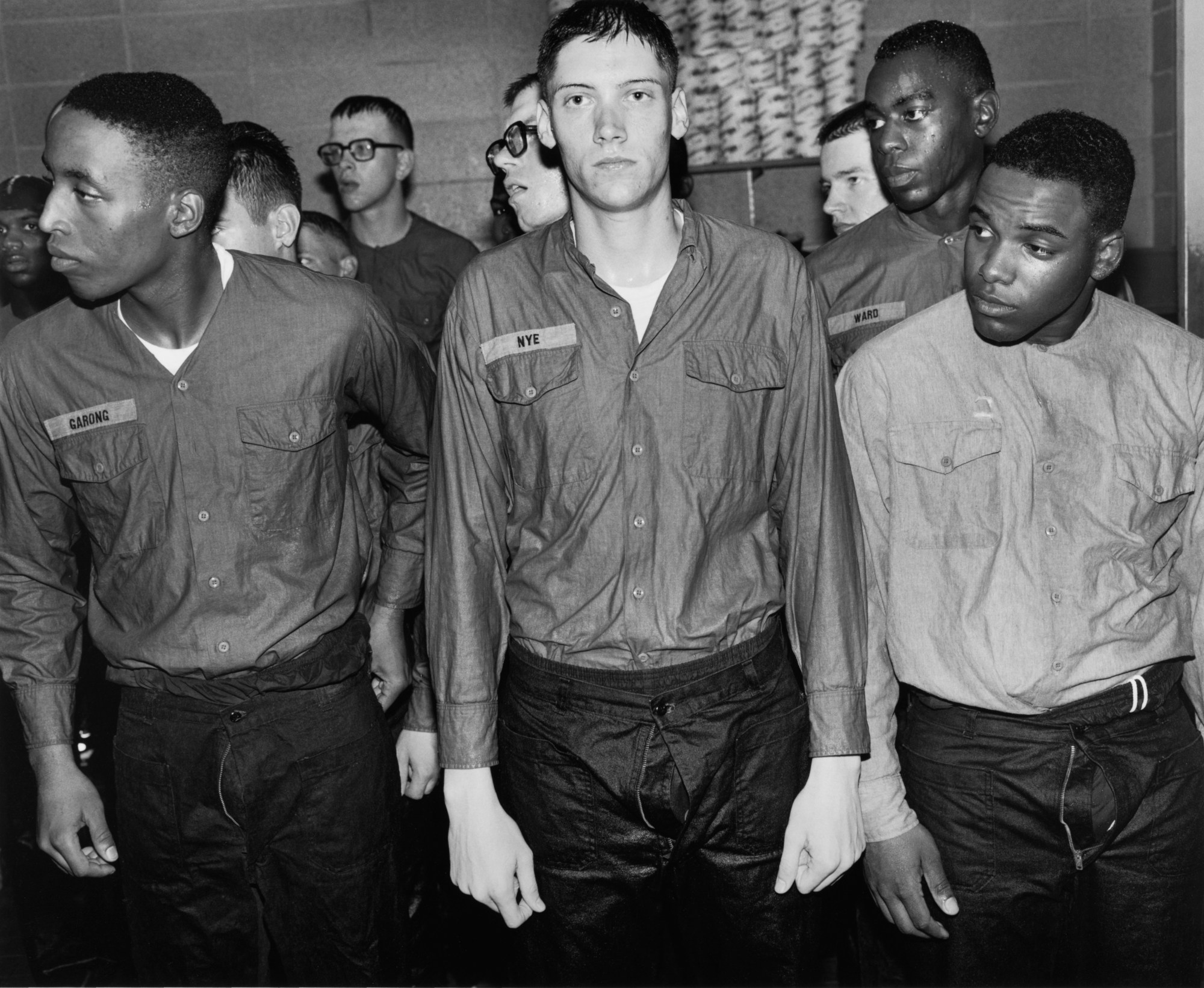 men in uniform at a naval academy in 1997 by ken graves and eva lipman