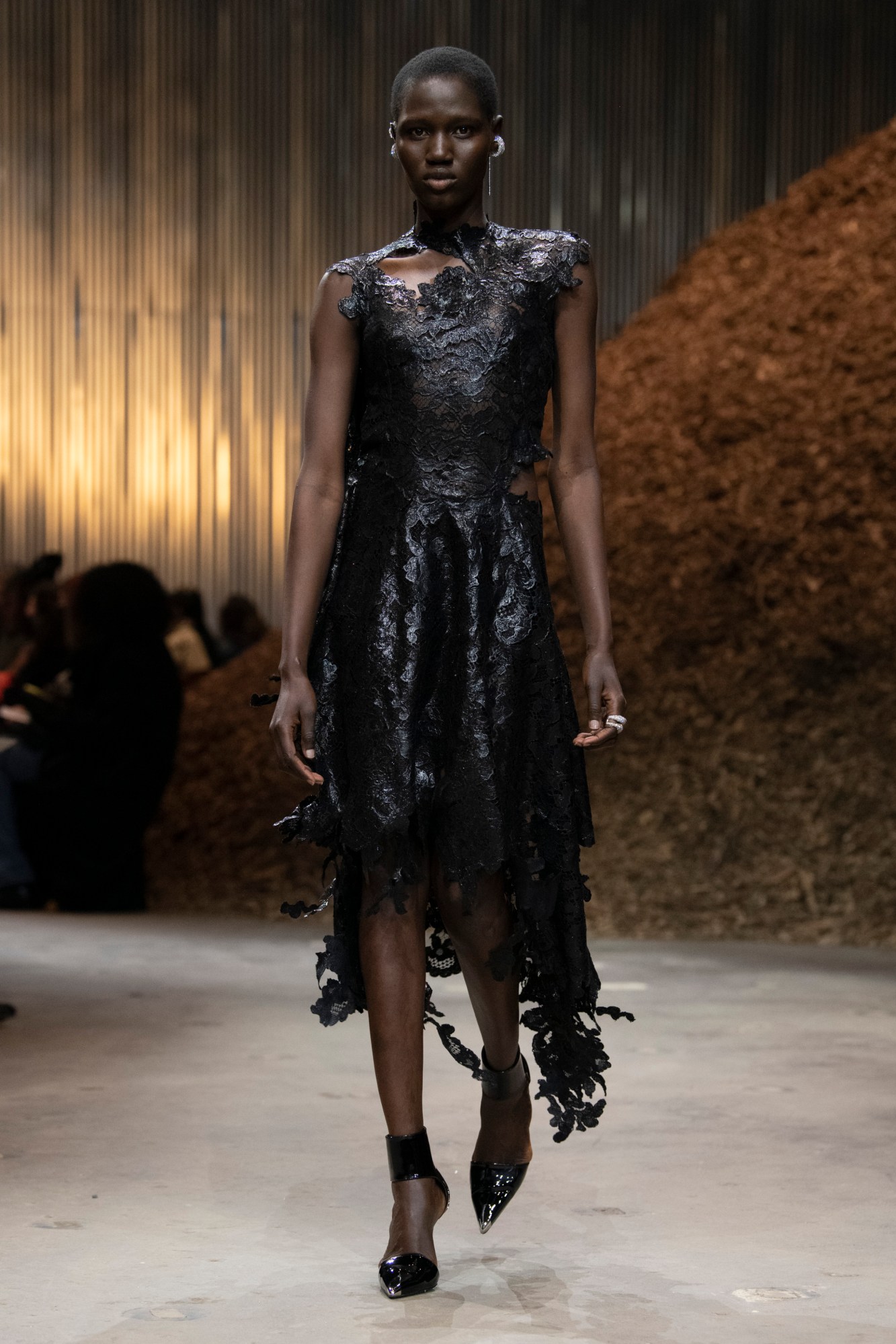 Model at Alexander McQueen AW22 show