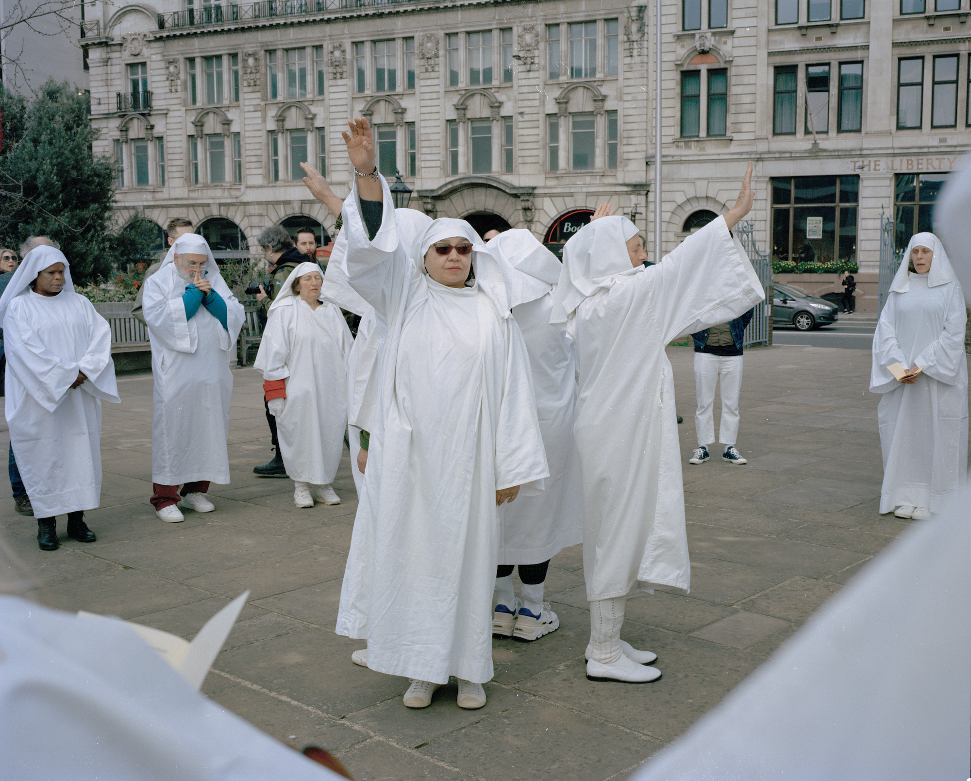 Druid's ceremony at Tower Hill in London