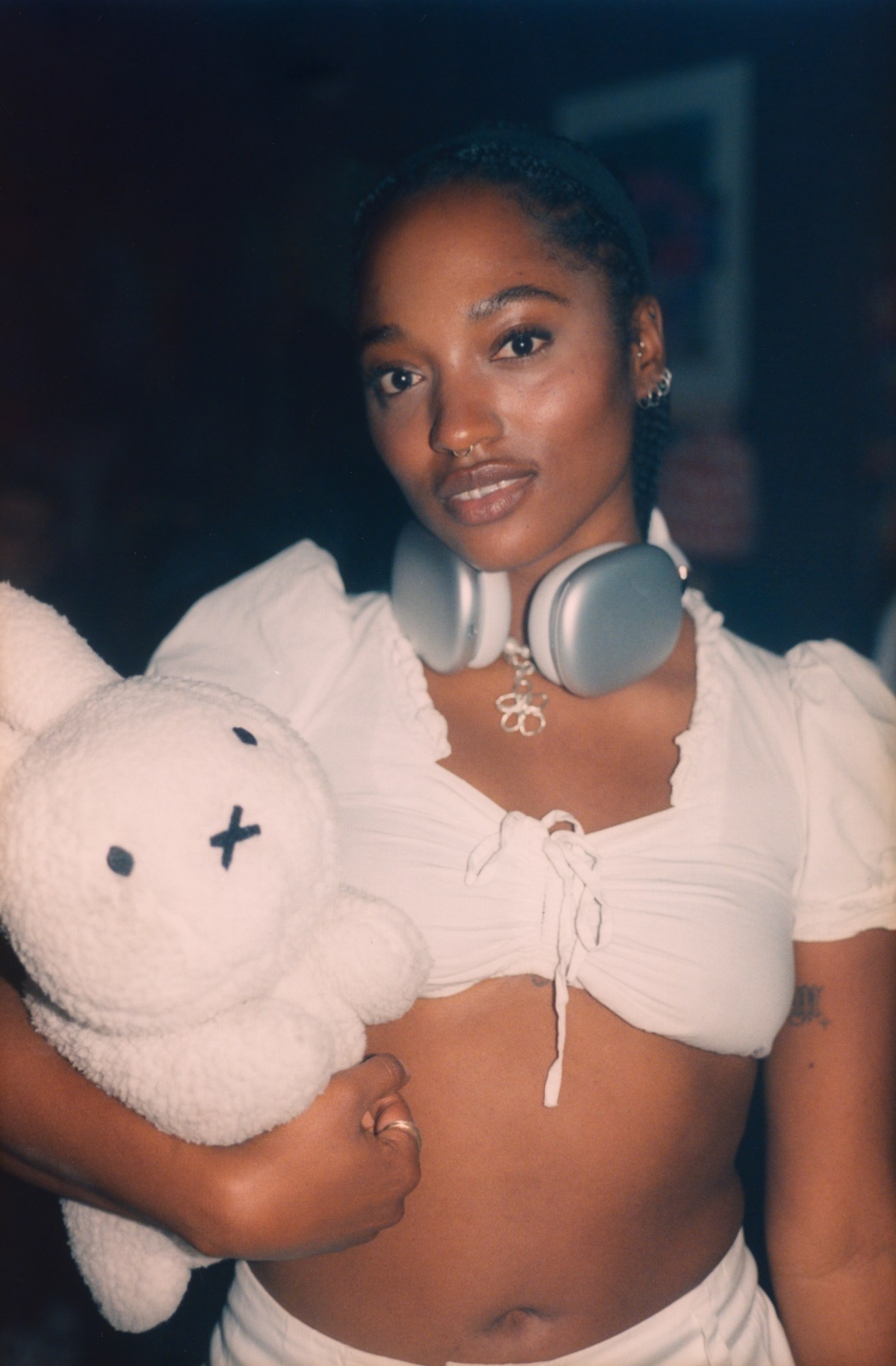 portrait of gabby at the i-d x heaven marc jacobs party photographed by karl-hens pompilus