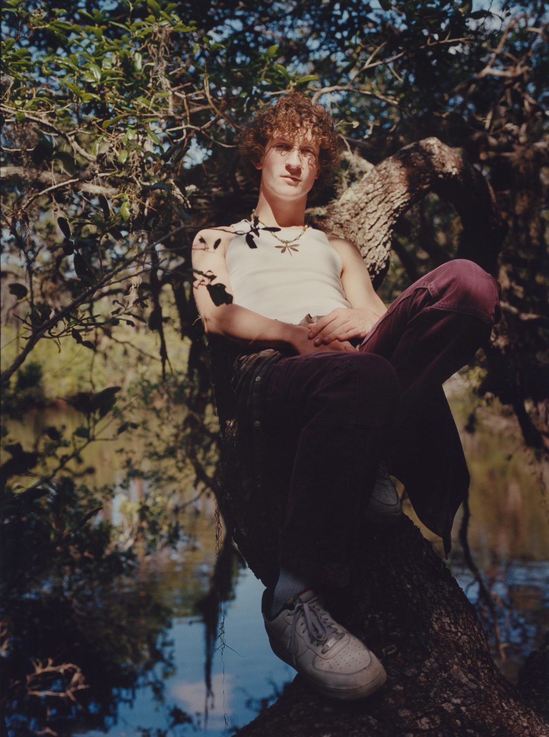 florida youth activist zander moricz photographed in nature by josh aronson