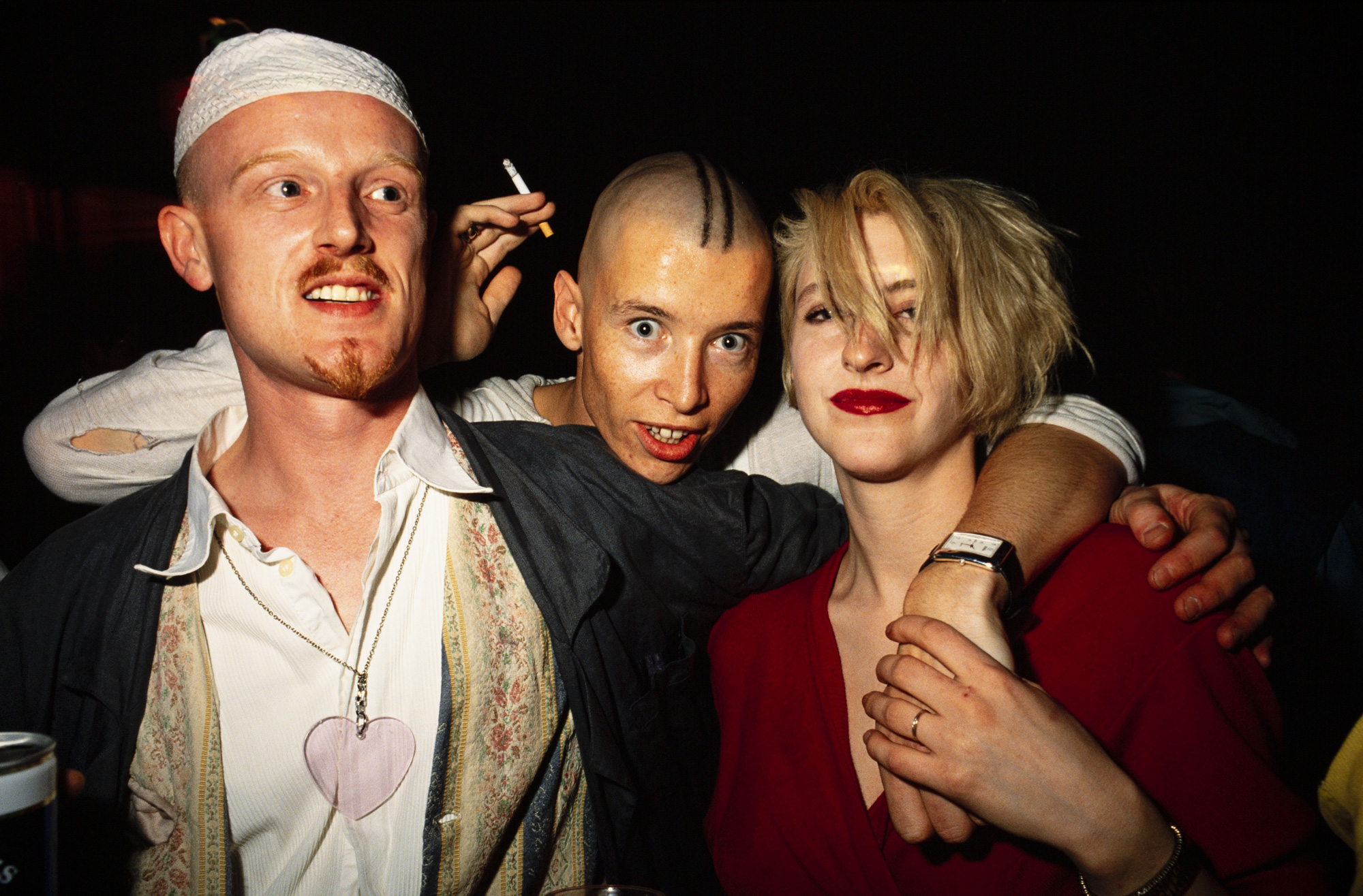 Hair care bunch - Johny Rocca, Andy Blake and Redd Welch up in the top bar (at Trip).jpg