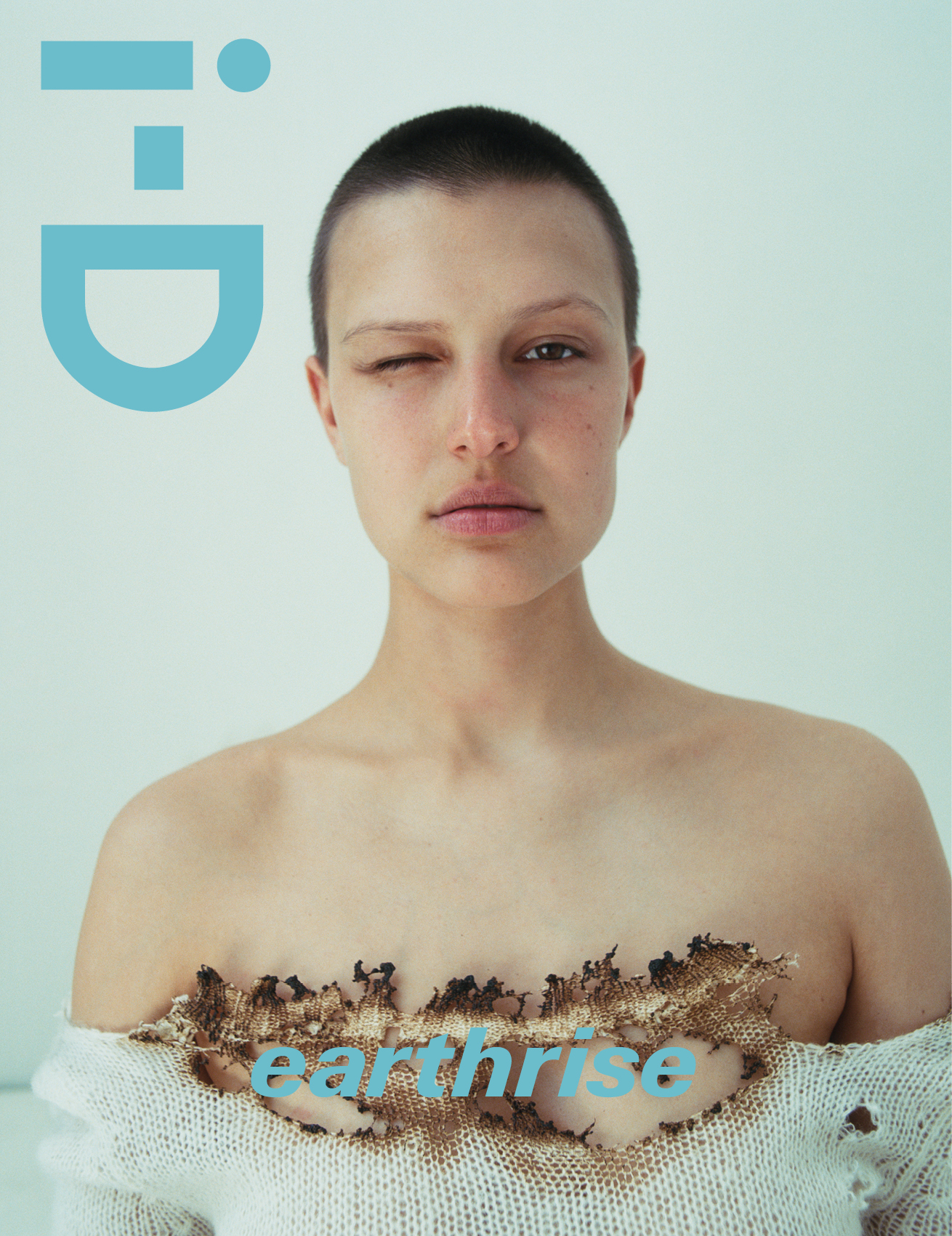 Celina Ralph on the cover of i-D 368 Earthrise Issue