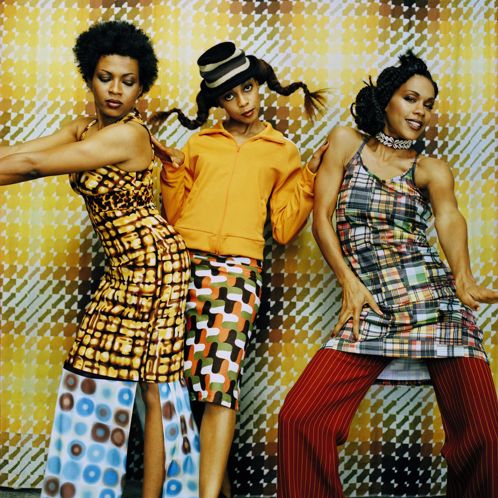 the 90s R&B band en vogue photographed for their EV3 campaign