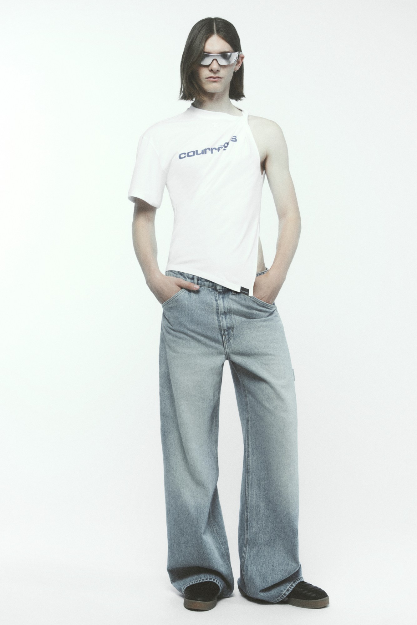 model wearing Courrèges SS23 Men's