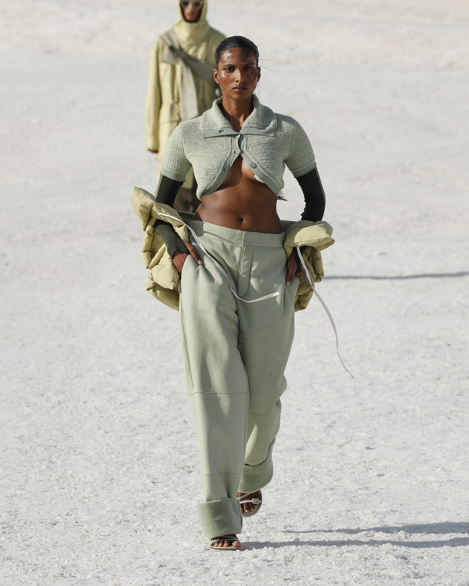 model walking for Jacquemus SS23 show