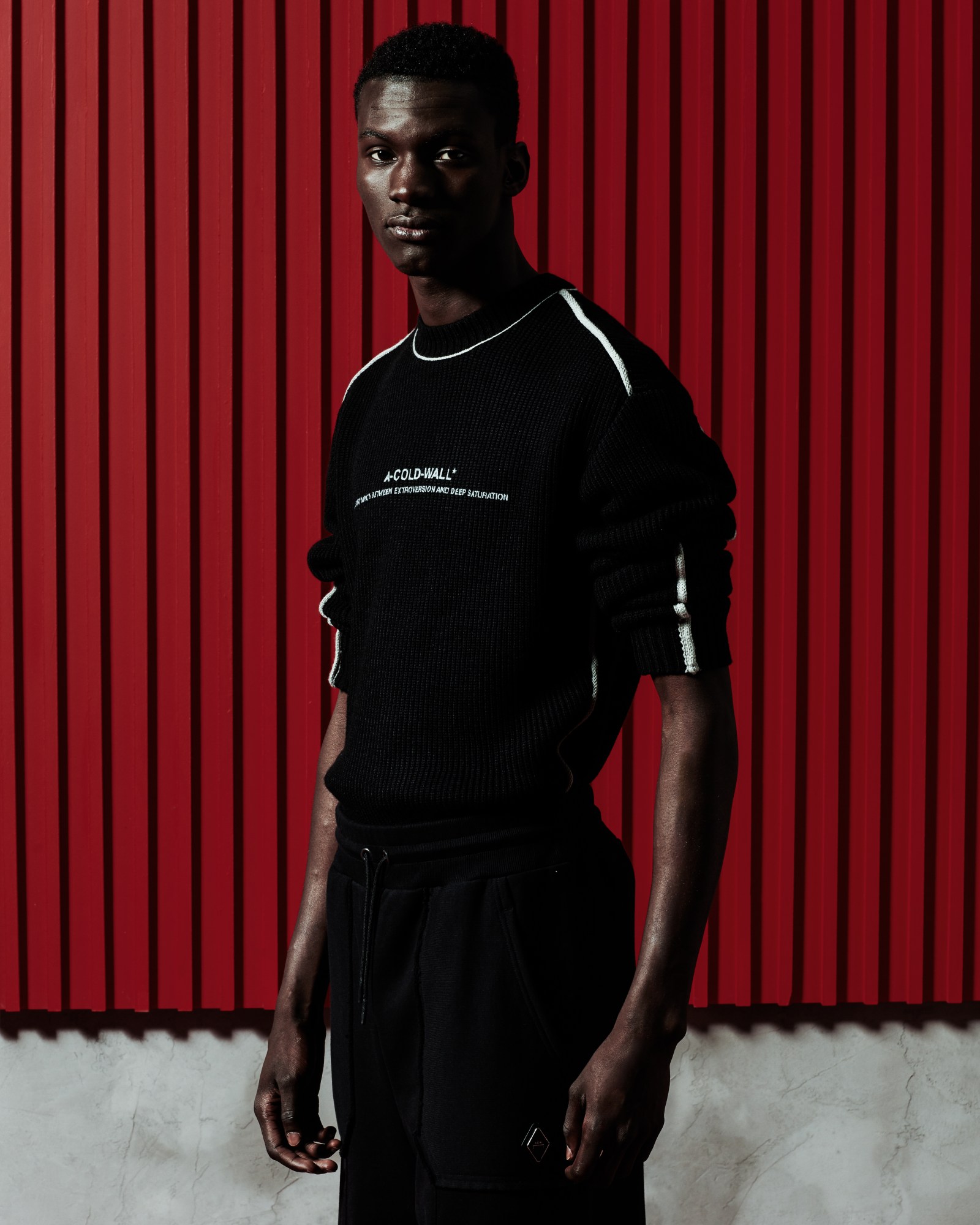 Model wearing A-Cold-Wall* SS23 Mens