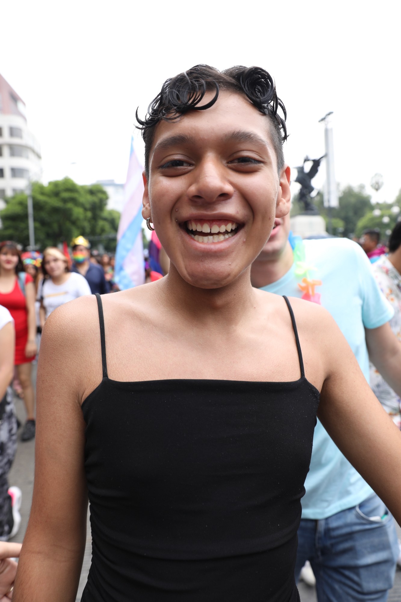 person smiling at Mexico Pride 2022