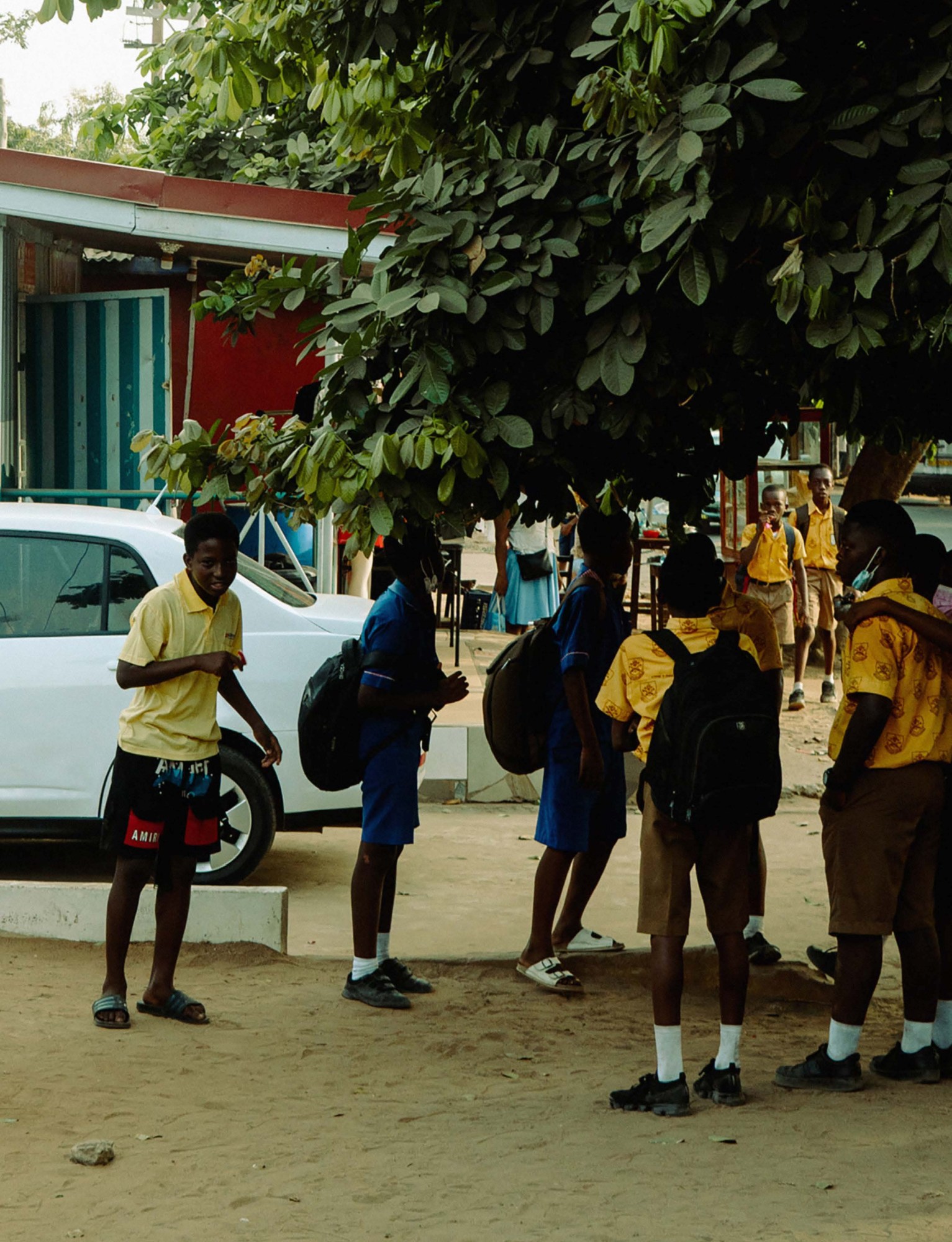 Students in Dansoman, Accra