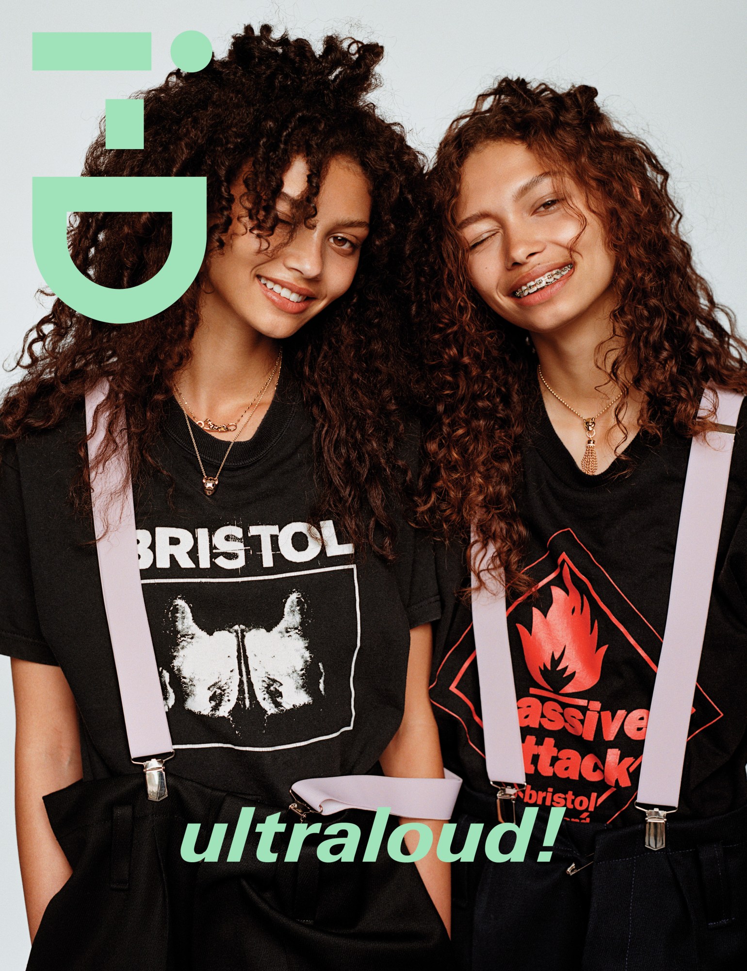 Enya and Tye on the cover of i-D no.369 The Ultra! Issue, Fall 2022